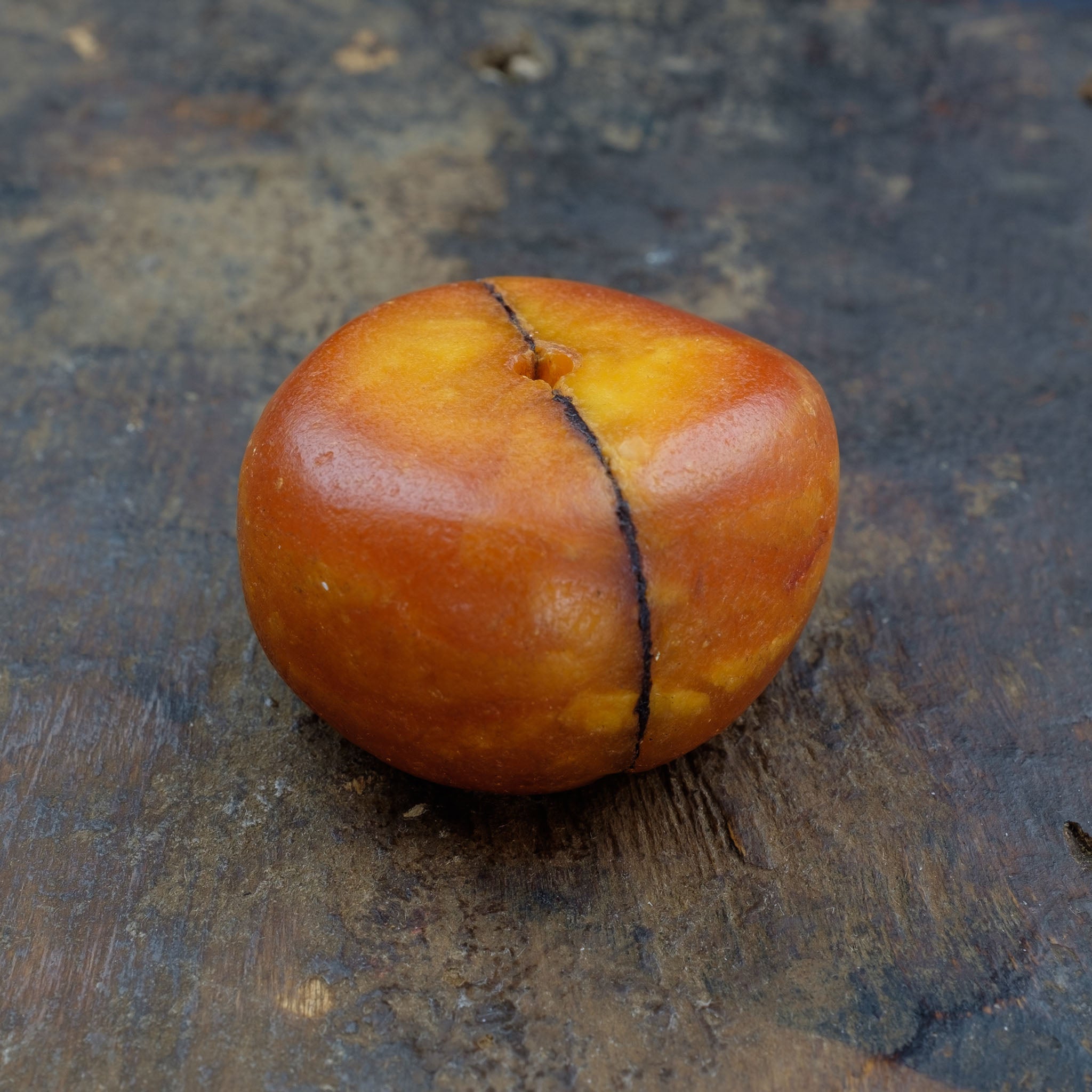 Large Antique Genuine Natural Baltic Amber Bead (14.2 g)