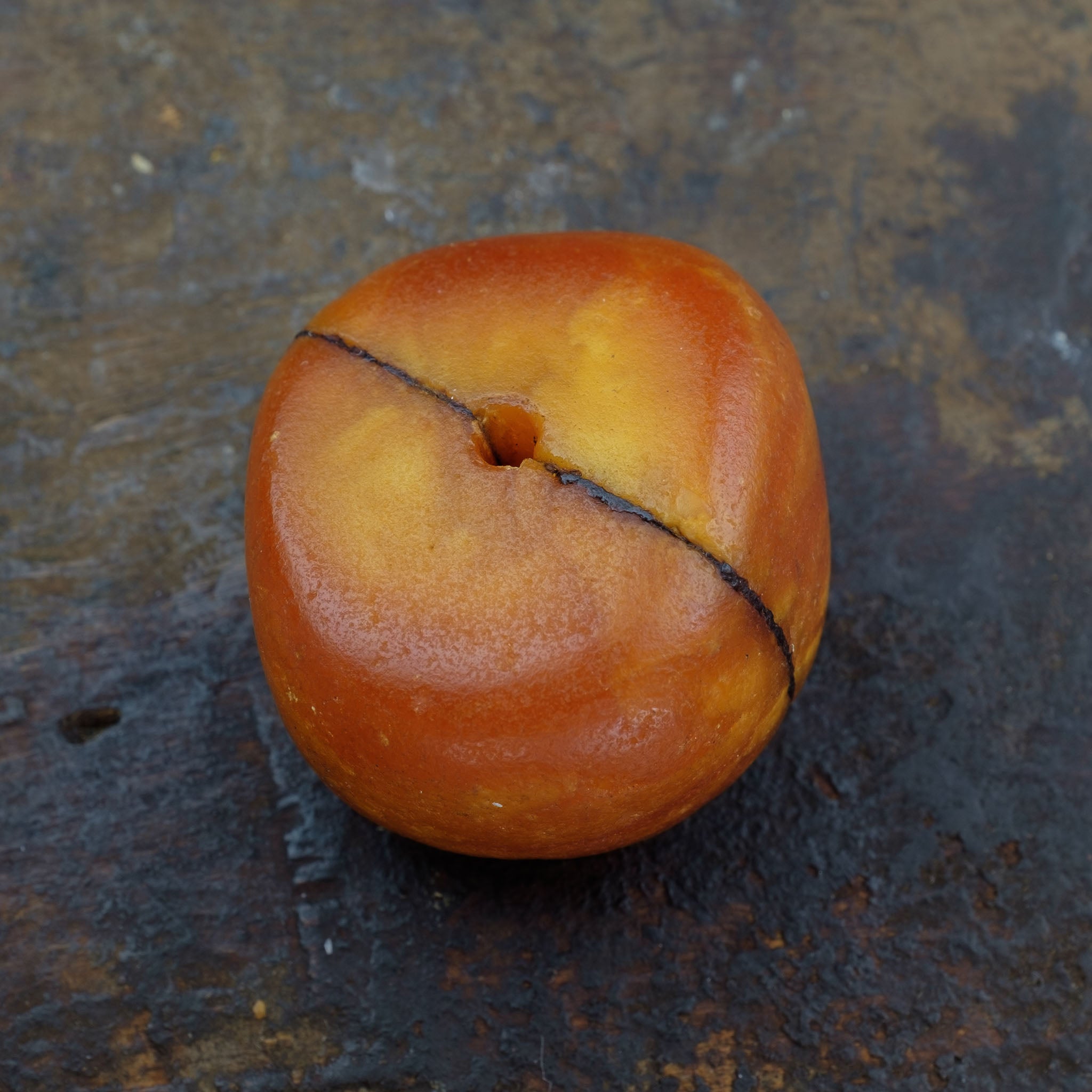 Large Antique Genuine Natural Baltic Amber Bead (14.2 g)