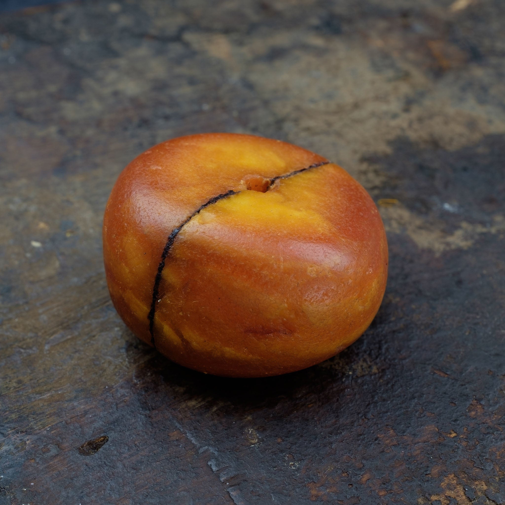 Large Antique Genuine Natural Baltic Amber Bead (14.2 g)