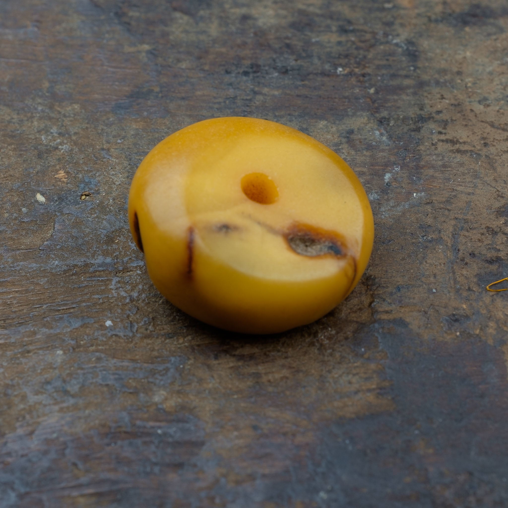 Antique Genuine Natural Baltic Amber Bead (4.1g)