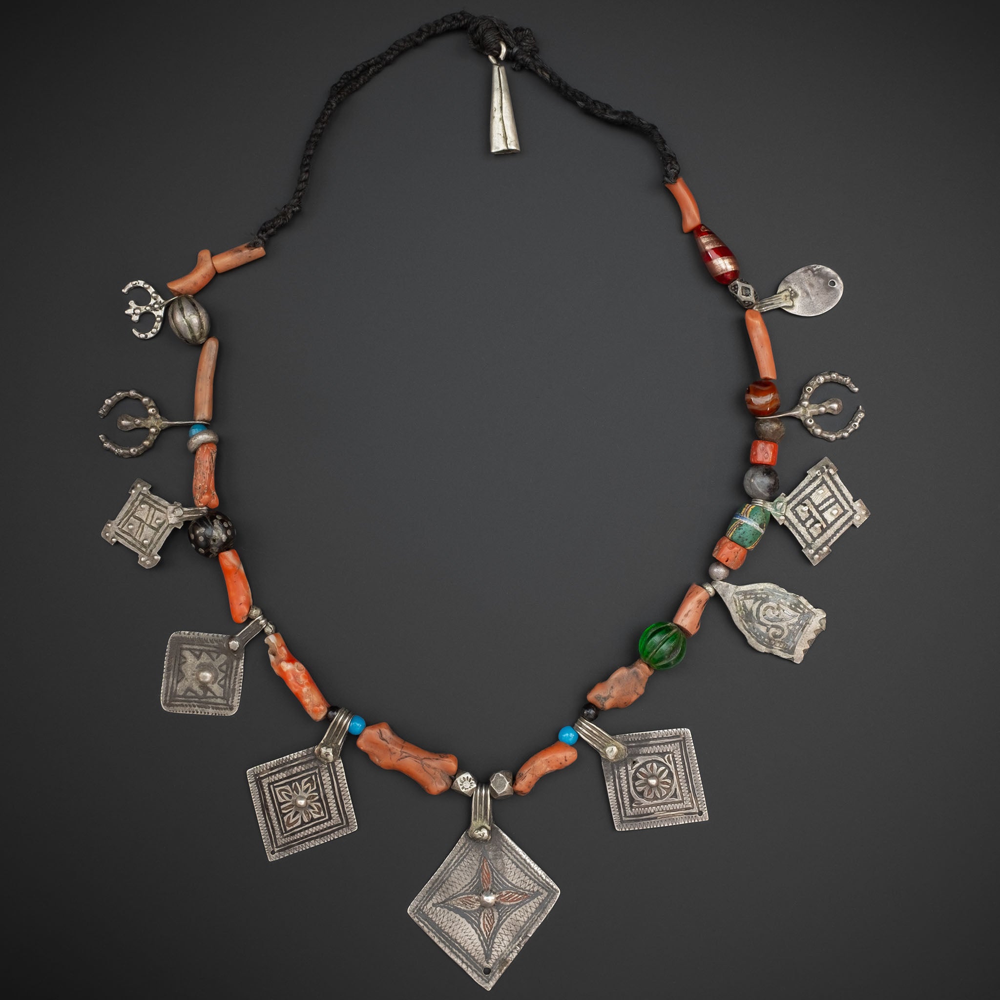 Original Vintage Berber Necklace, Dadès Valley, Morocco