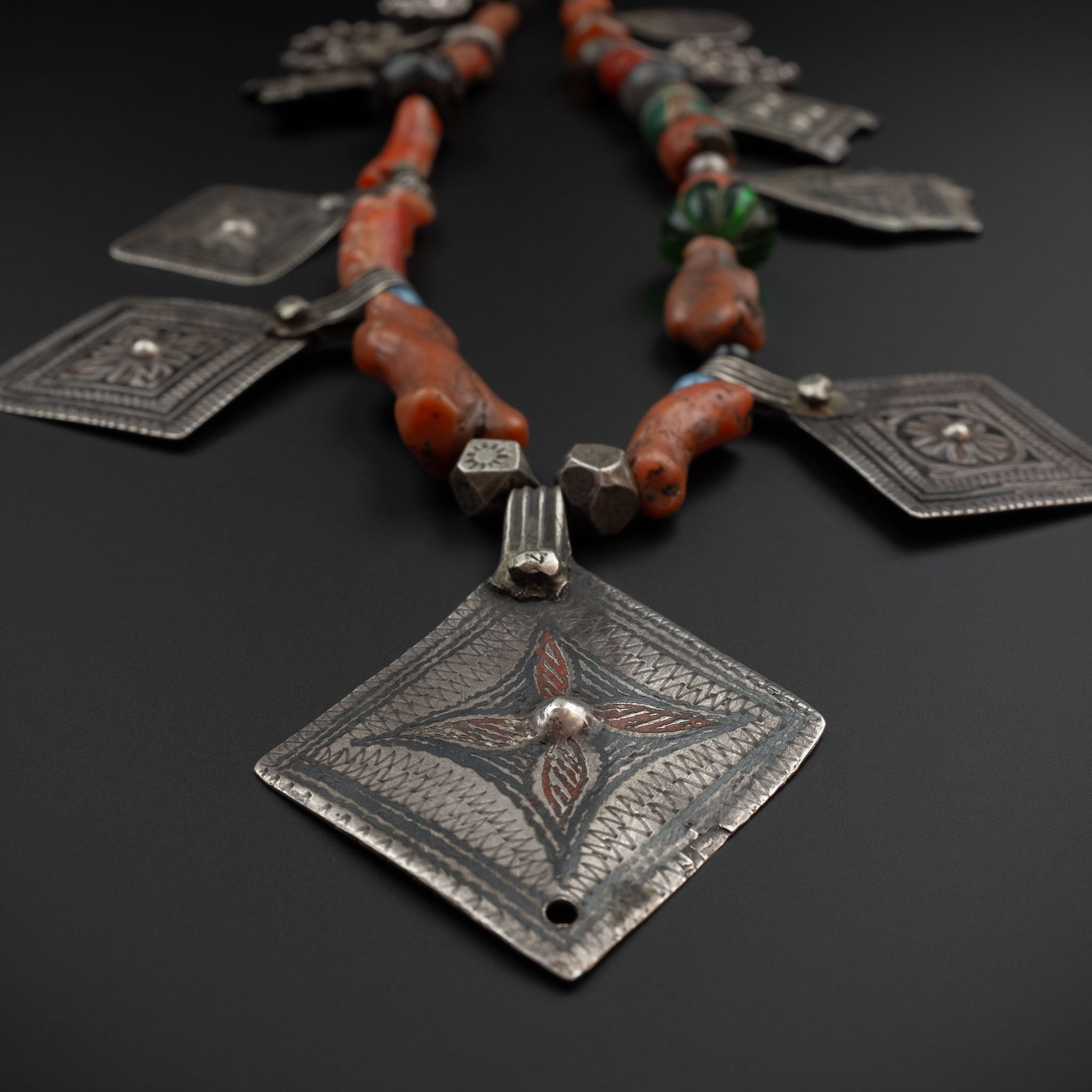 Original Vintage Berber Necklace, Dadès Valley, Morocco