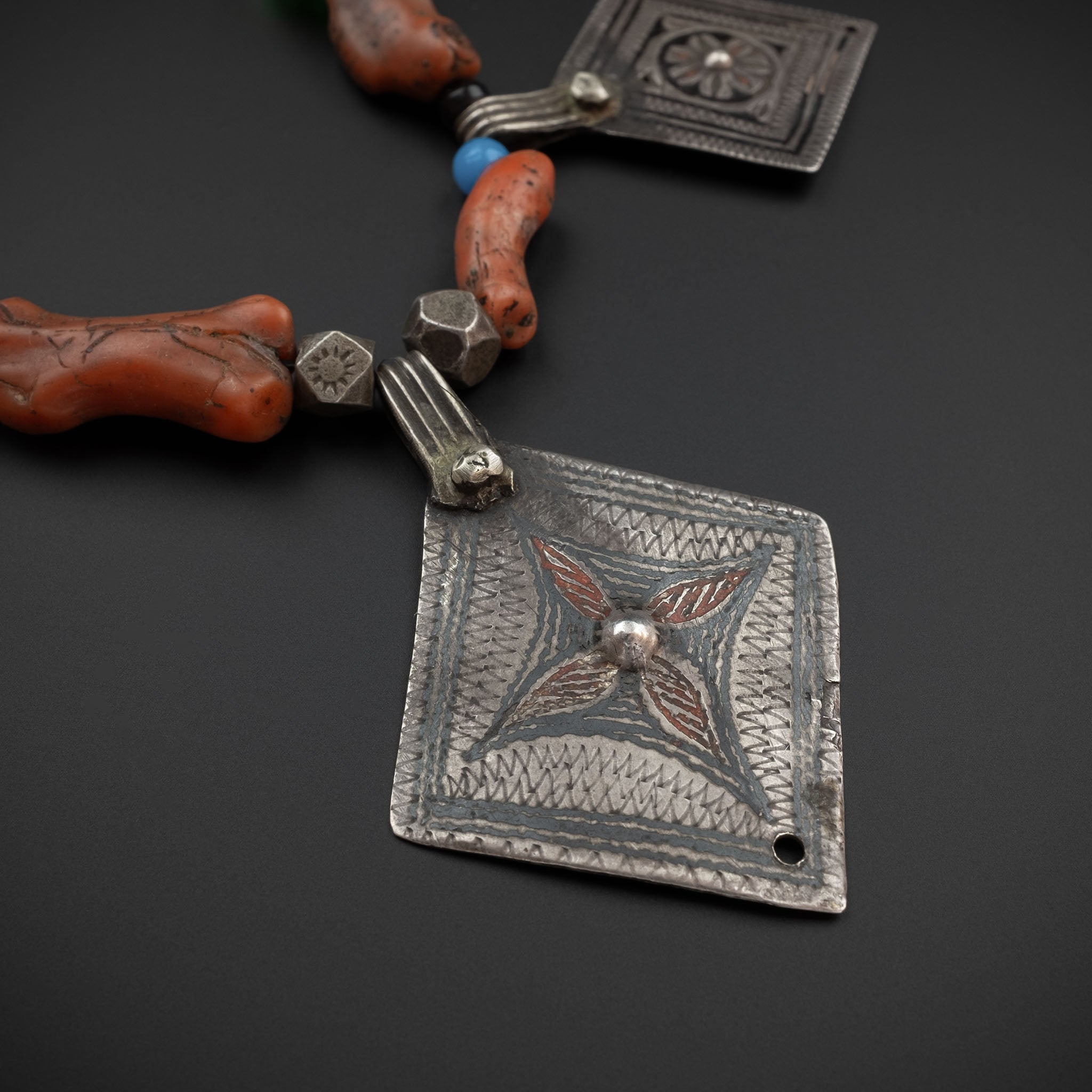 Original Vintage Berber Necklace, Dadès Valley, Morocco