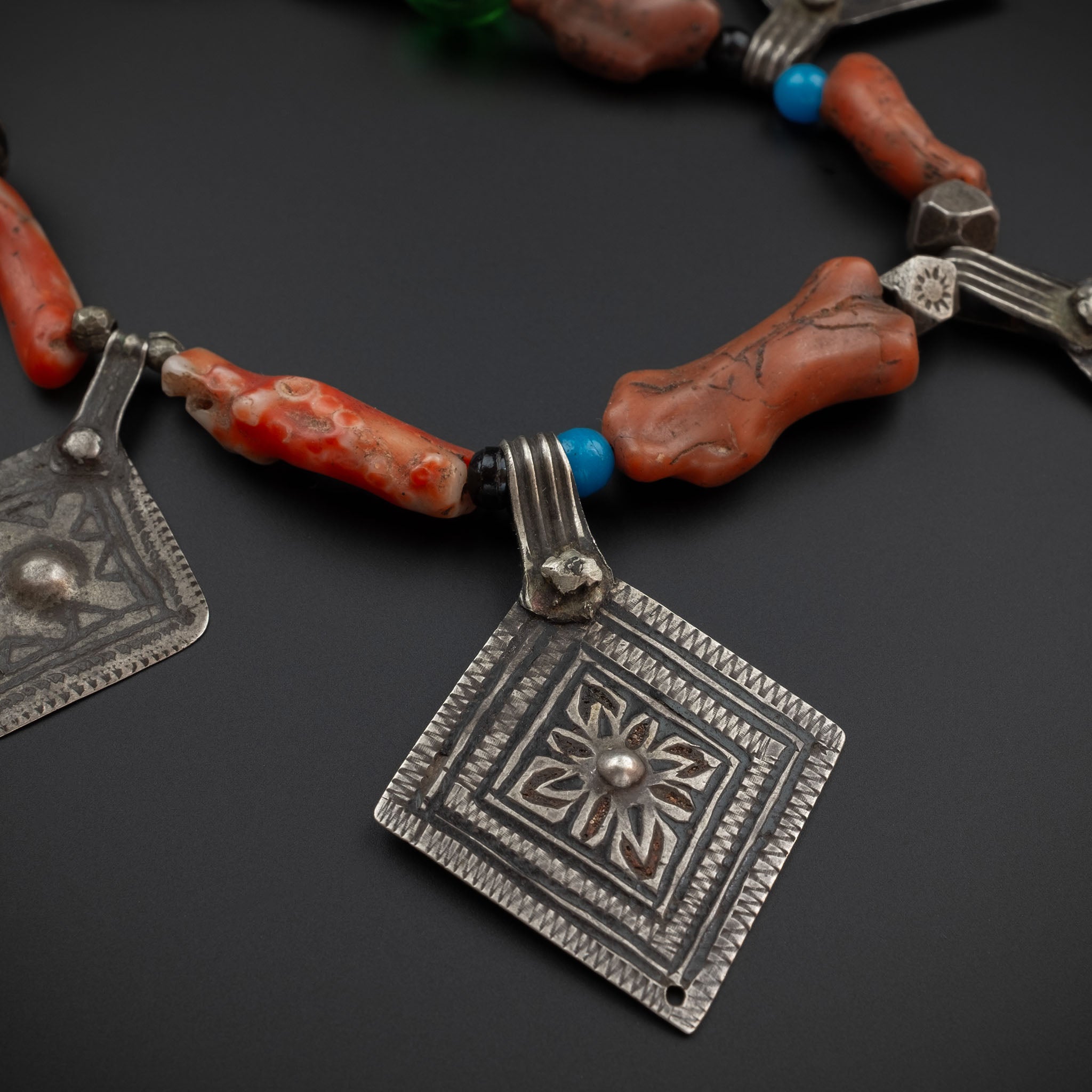 Original Vintage Berber Necklace, Dadès Valley, Morocco