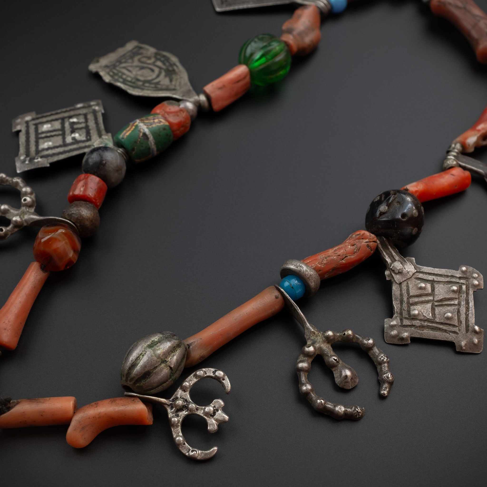 Original Vintage Berber Necklace, Dadès Valley, Morocco