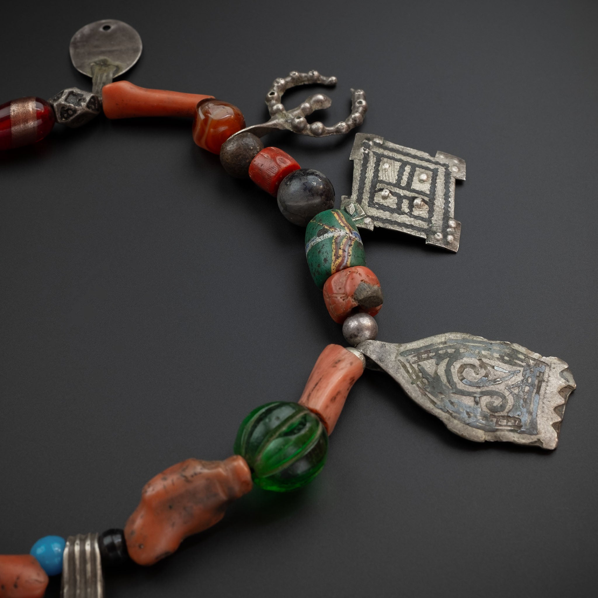 Original Vintage Berber Necklace, Dadès Valley, Morocco