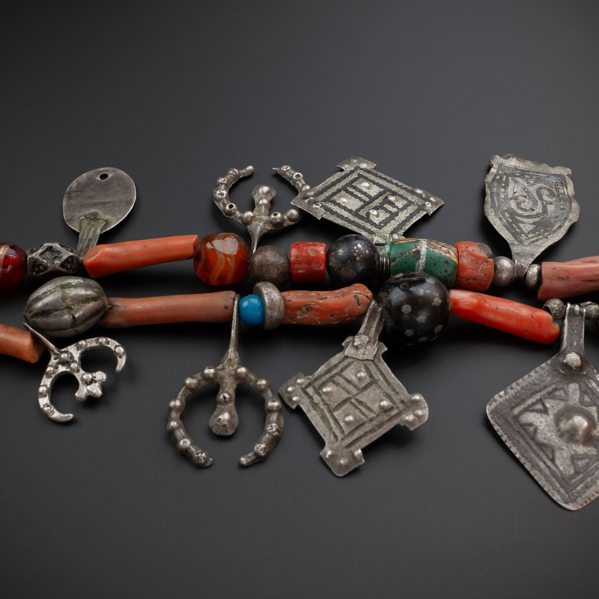 Original Vintage Berber Necklace, Dadès Valley, Morocco