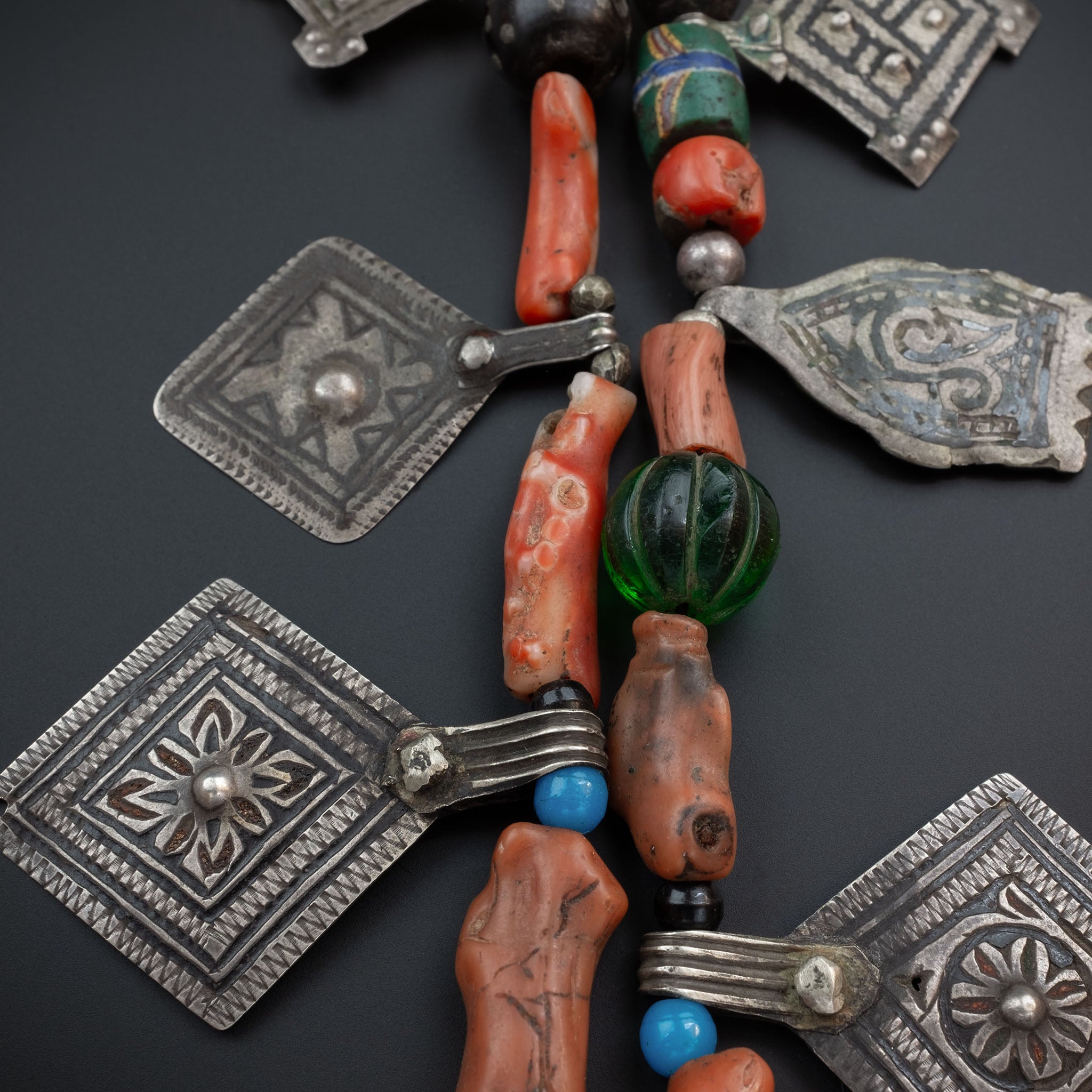 Original Vintage Berber Necklace, Dadès Valley, Morocco