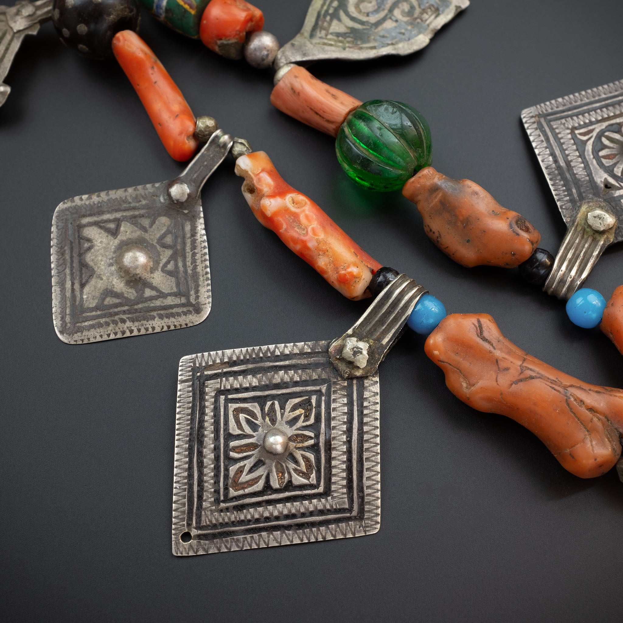 Original Vintage Berber Necklace, Dadès Valley, Morocco