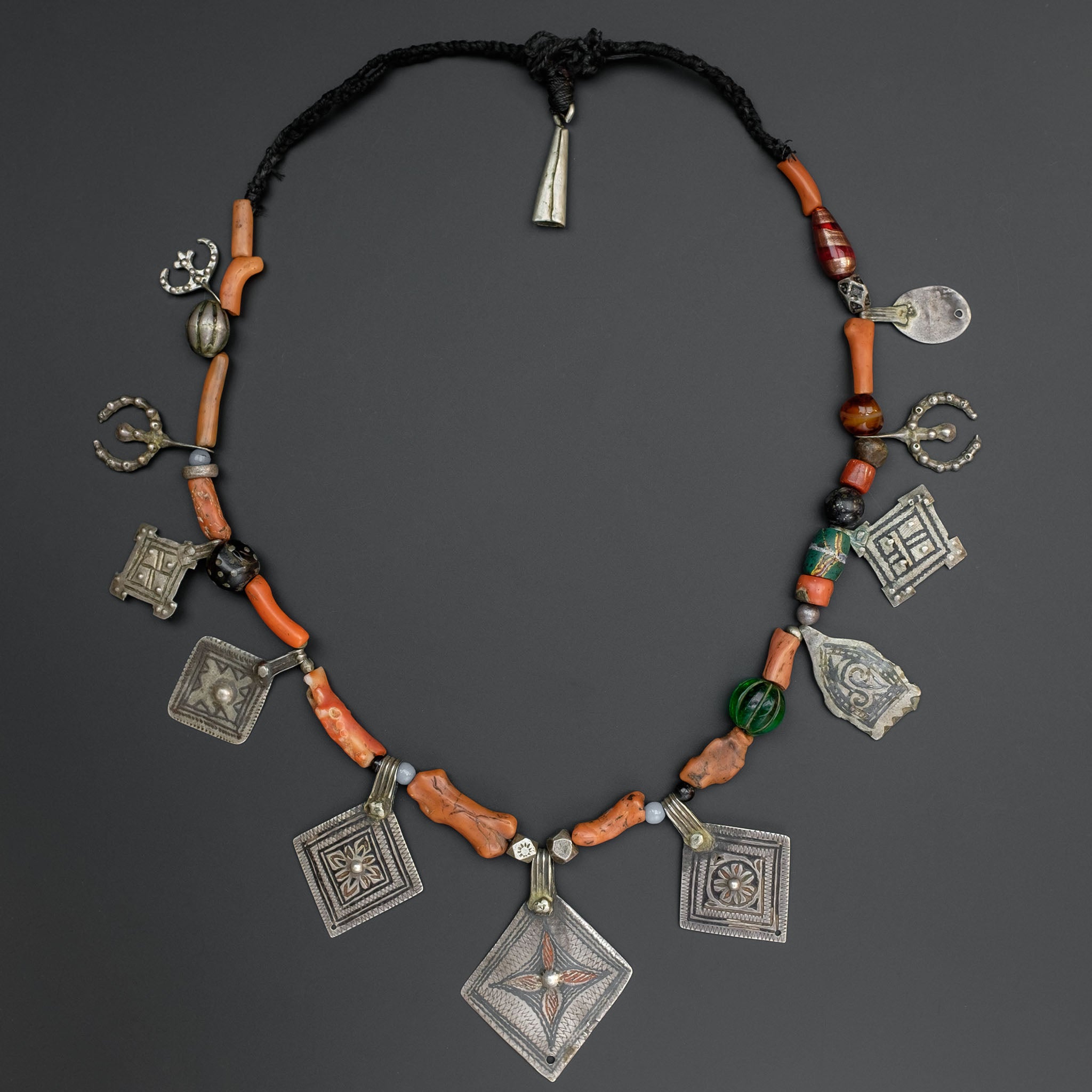 Original Vintage Berber Necklace, Dadès Valley, Morocco