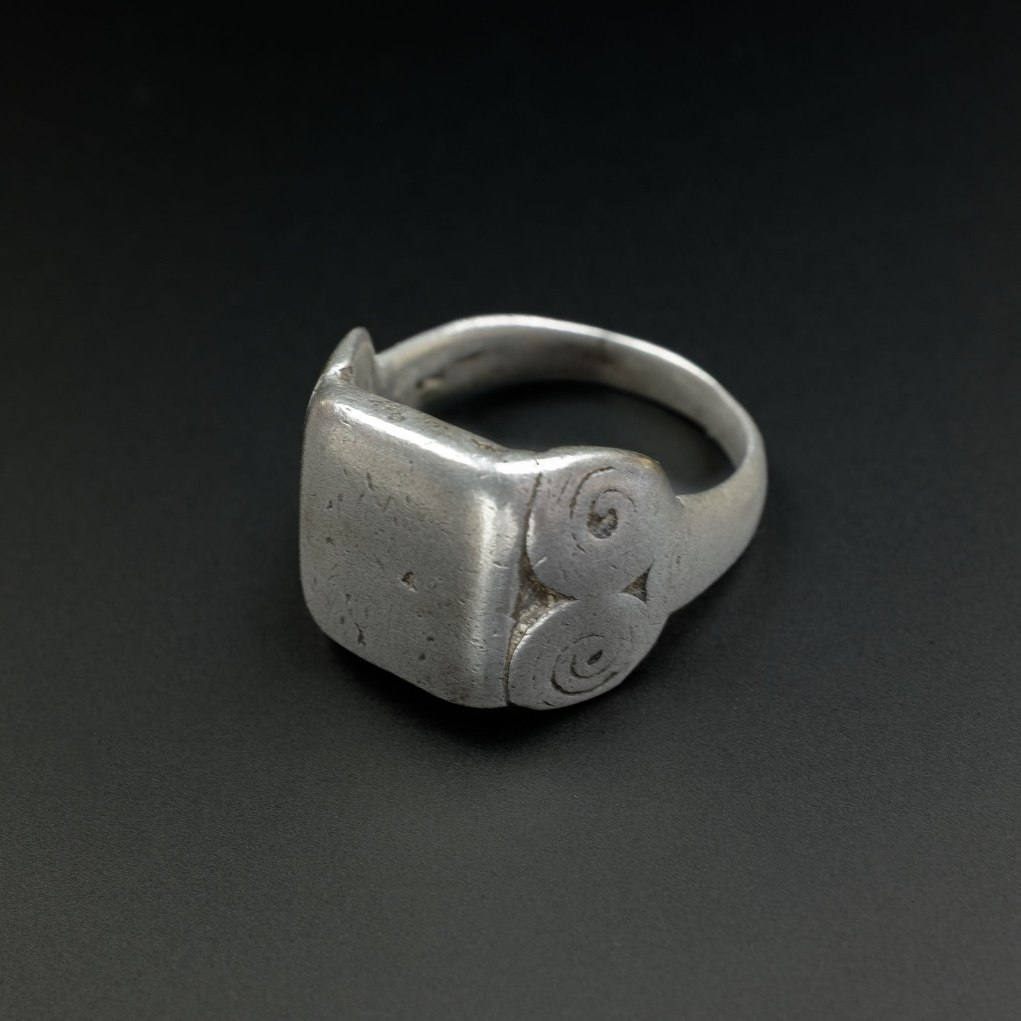 Old Silver Amazigh (Berber) Ring, Morocco