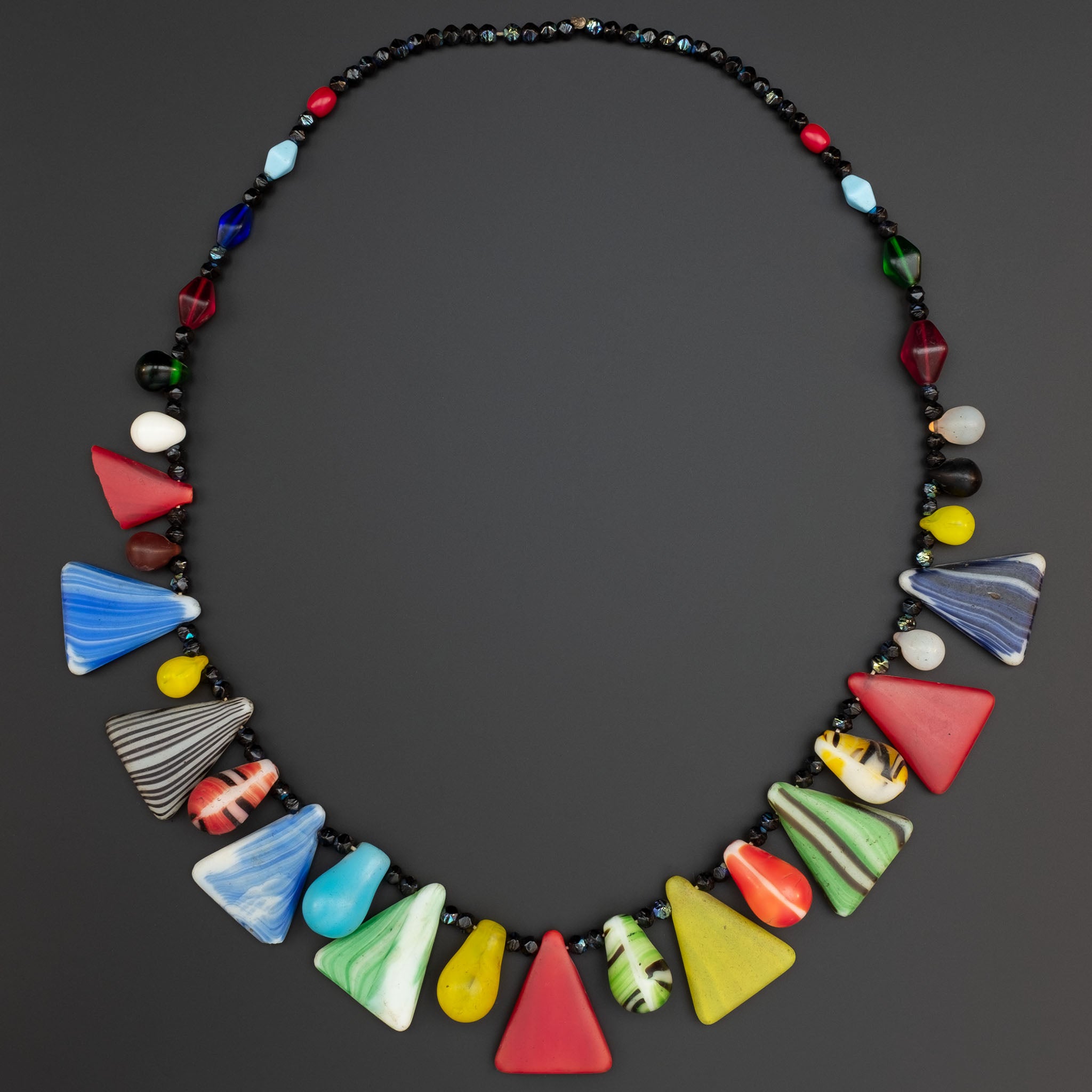 Antique Bohemian (Czech) Necklace, Mali