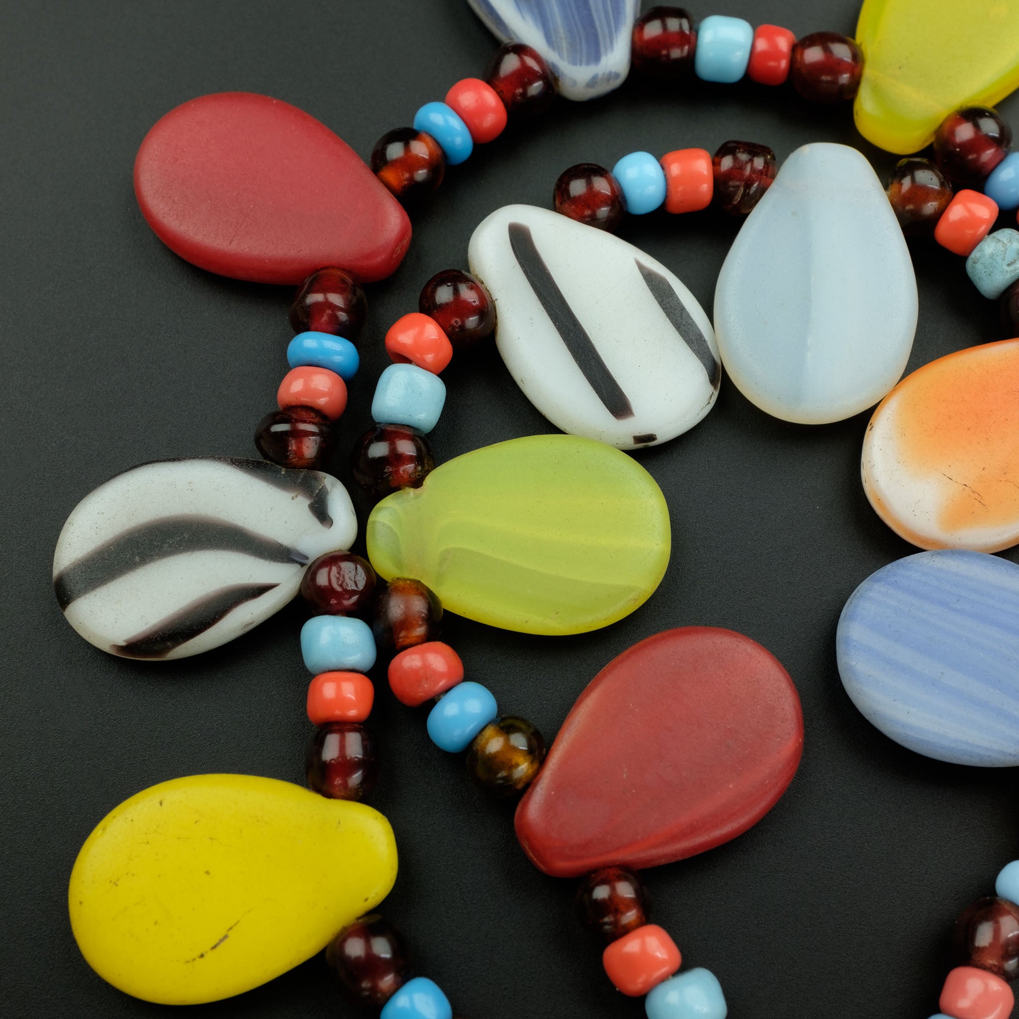 Bohemian (Czech) Glass Necklace, Mali