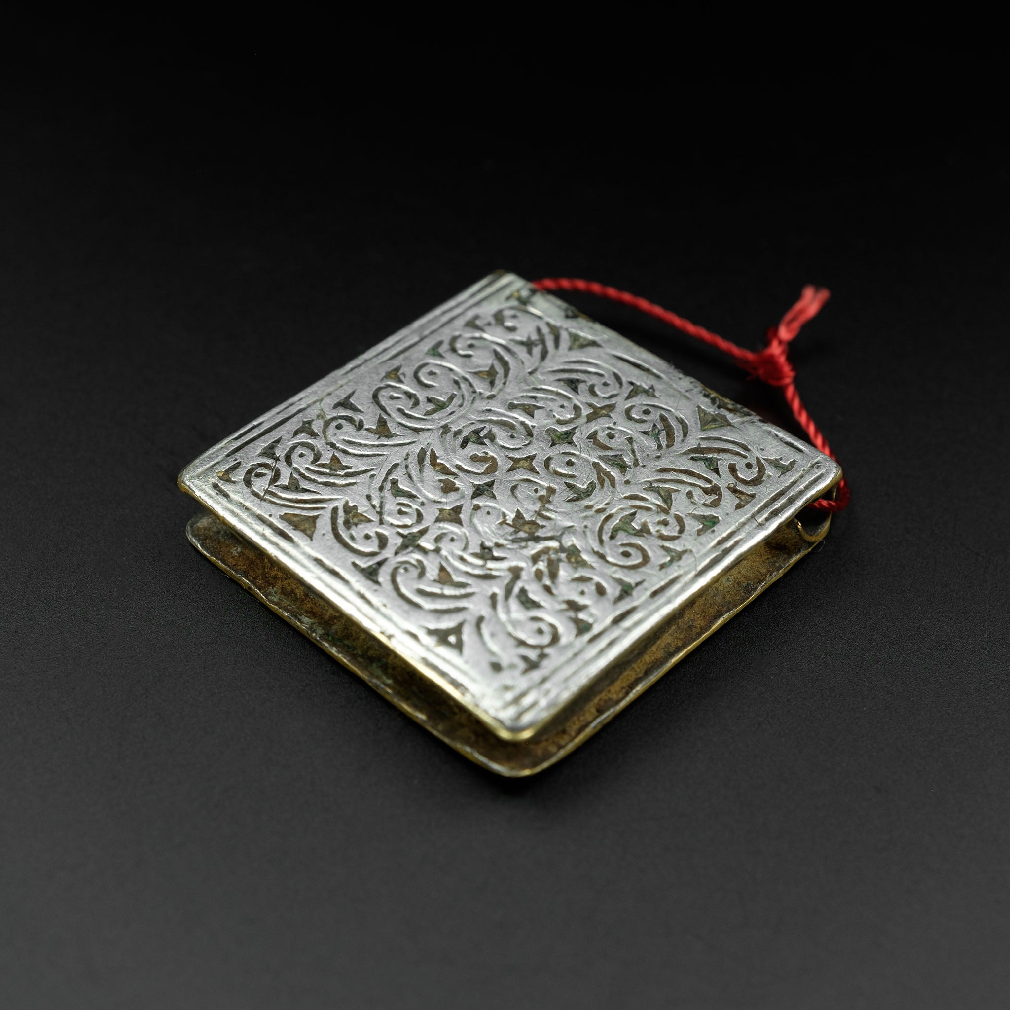 Antique Silver Kitab Amulet, Ida ou Semlal, Morocco