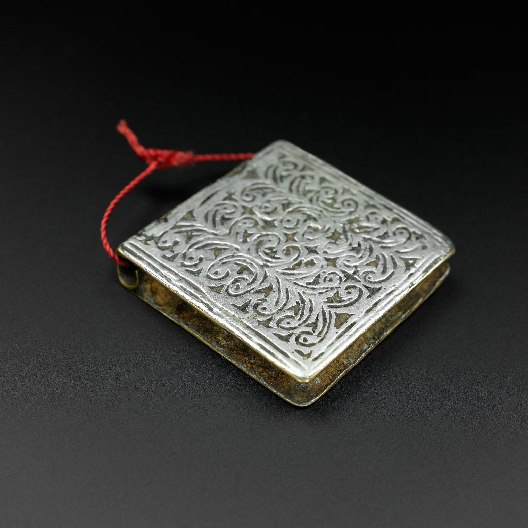 Antique Silver Kitab Amulet, Ida ou Semlal, Morocco