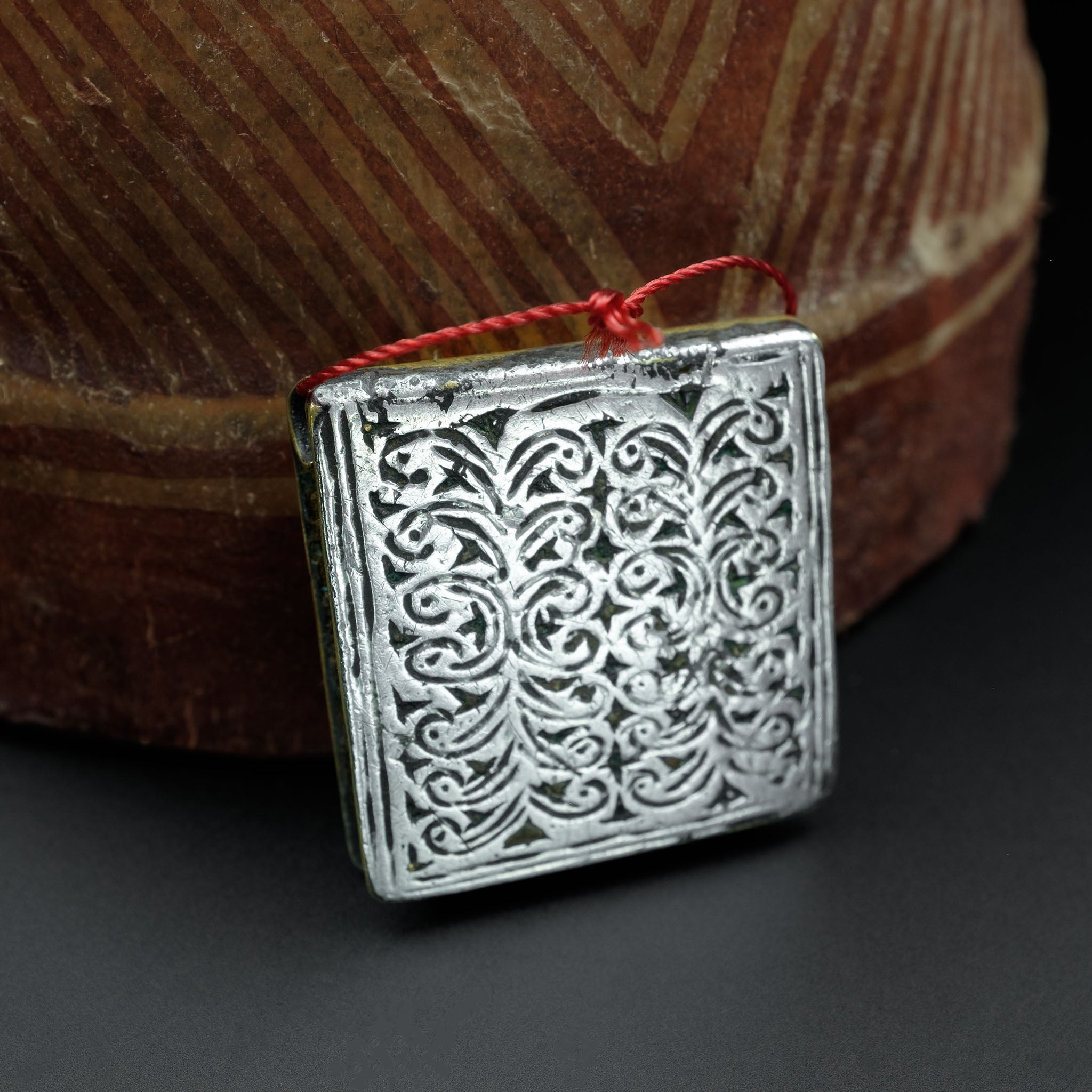 Antique Silver Kitab Amulet, Ida ou Semlal, Morocco