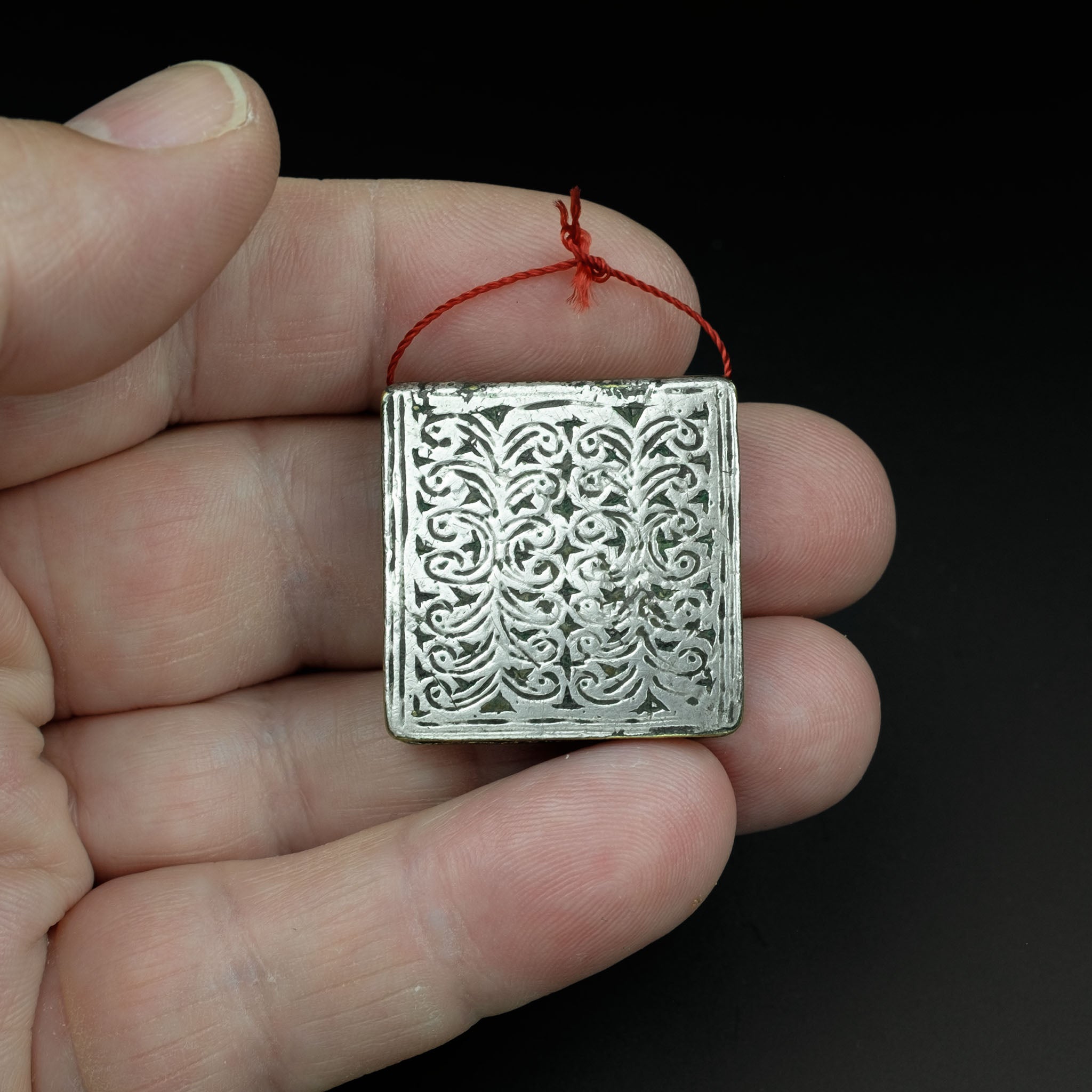 Antique Silver Kitab Amulet, Ida ou Semlal, Morocco