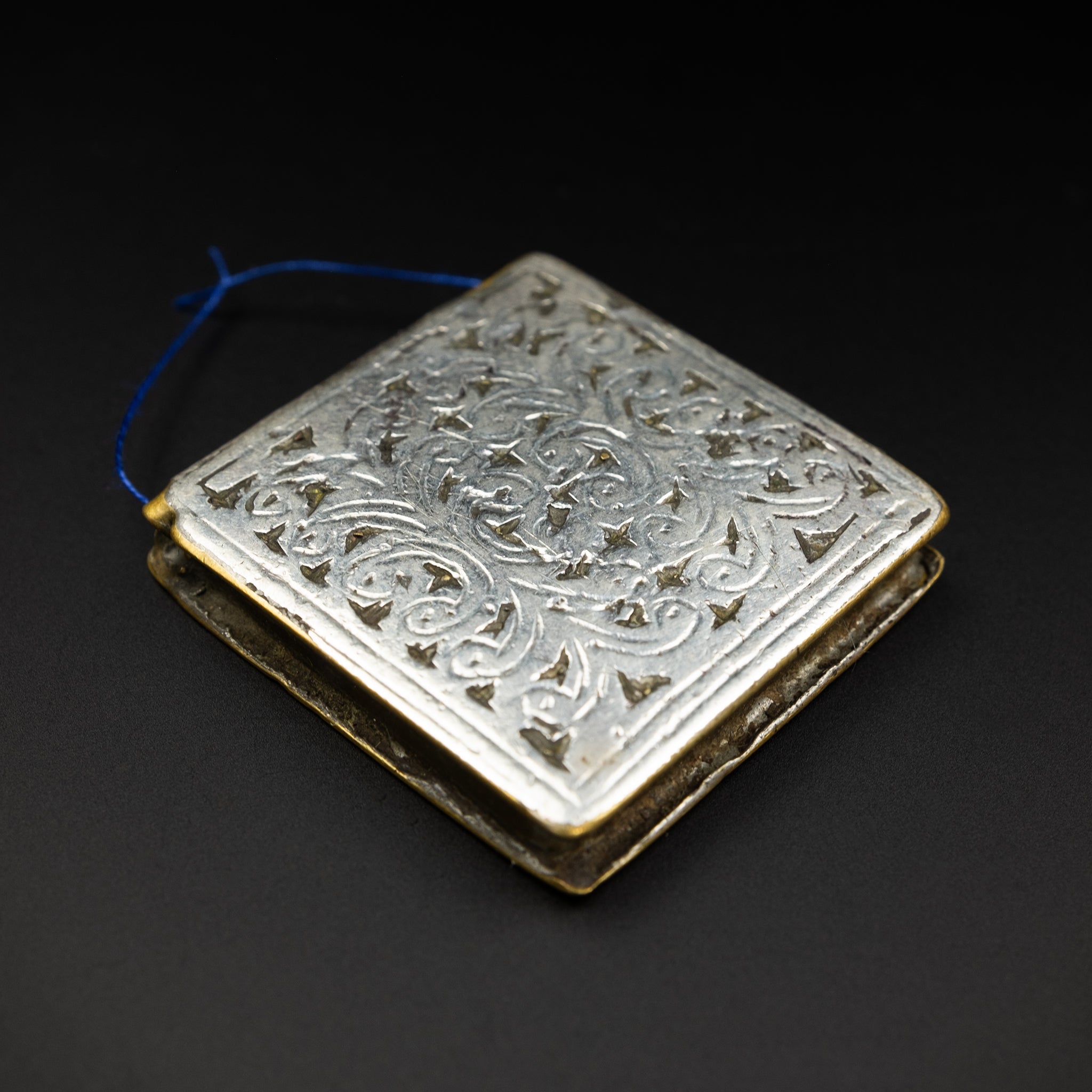 Antique Silver Kitab Amulet, Ida ou Semlal, Morocco