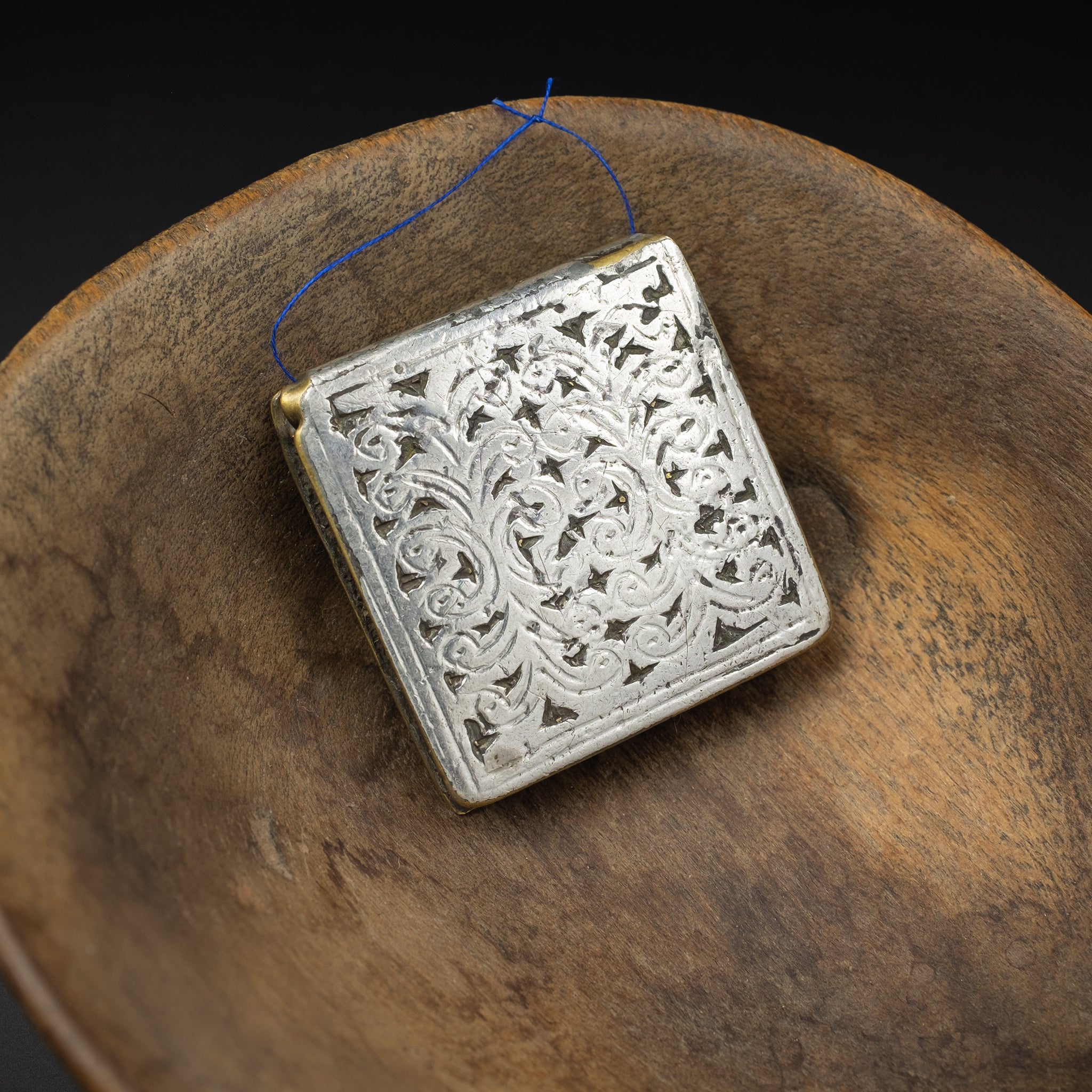 Antique Silver Kitab Amulet, Ida ou Semlal, Morocco