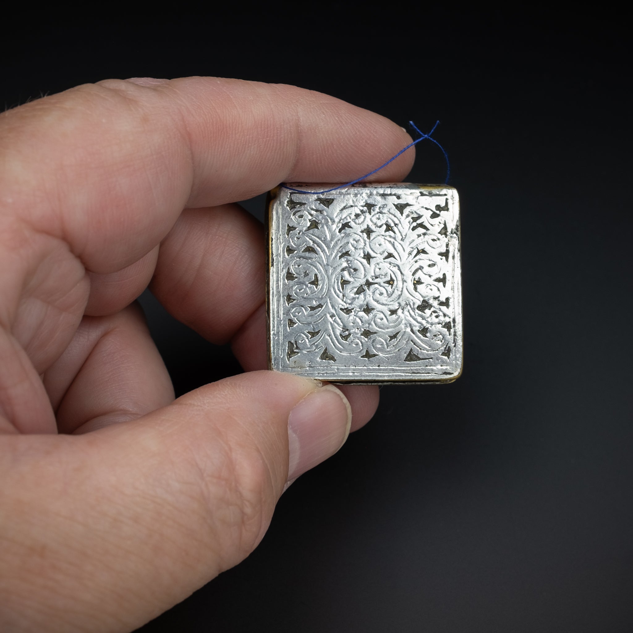 Antique Silver Kitab Amulet, Ida ou Semlal, Morocco