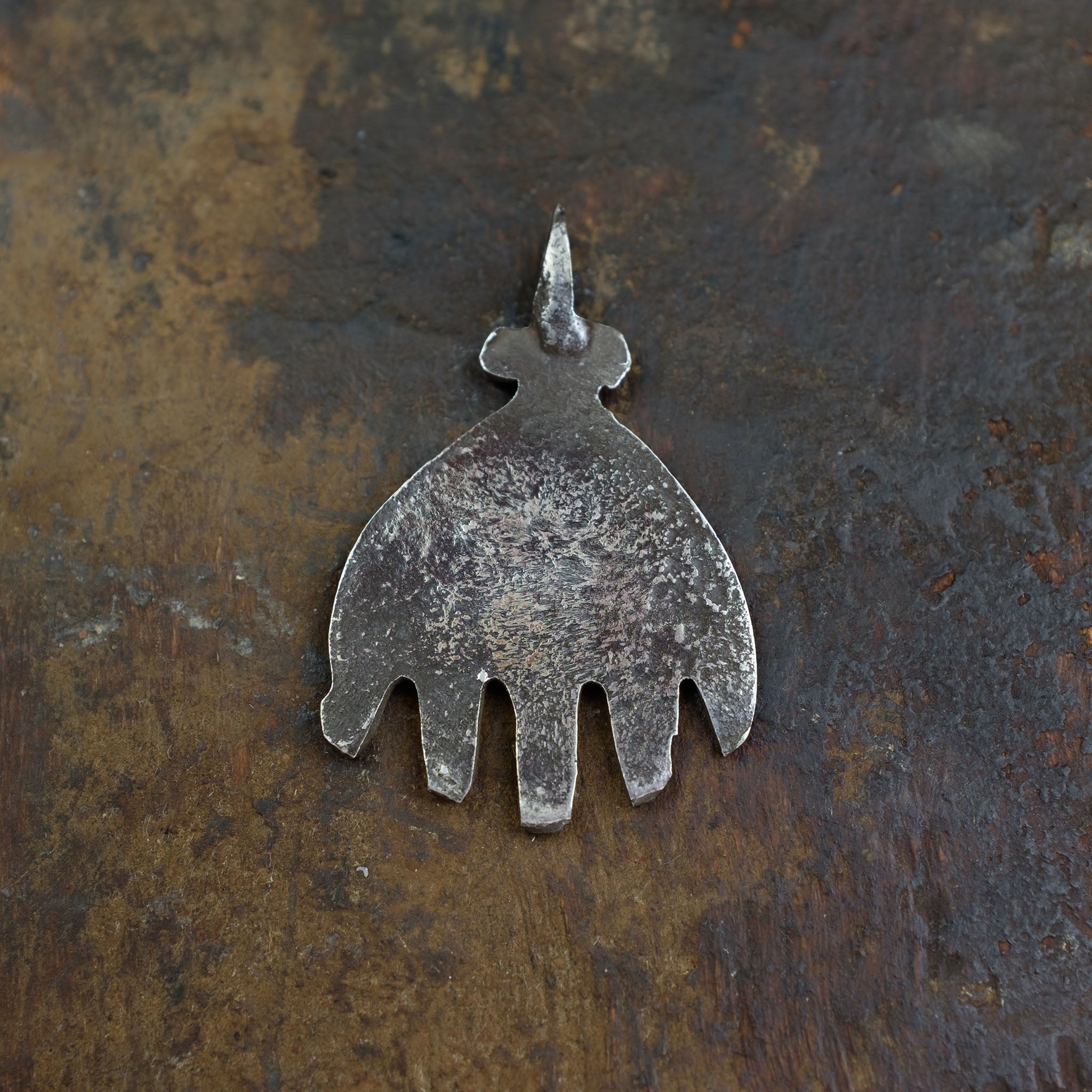 Vintage Jewish Silver Khamsa (Hamsa) Pendant, Essaouira, Morocco