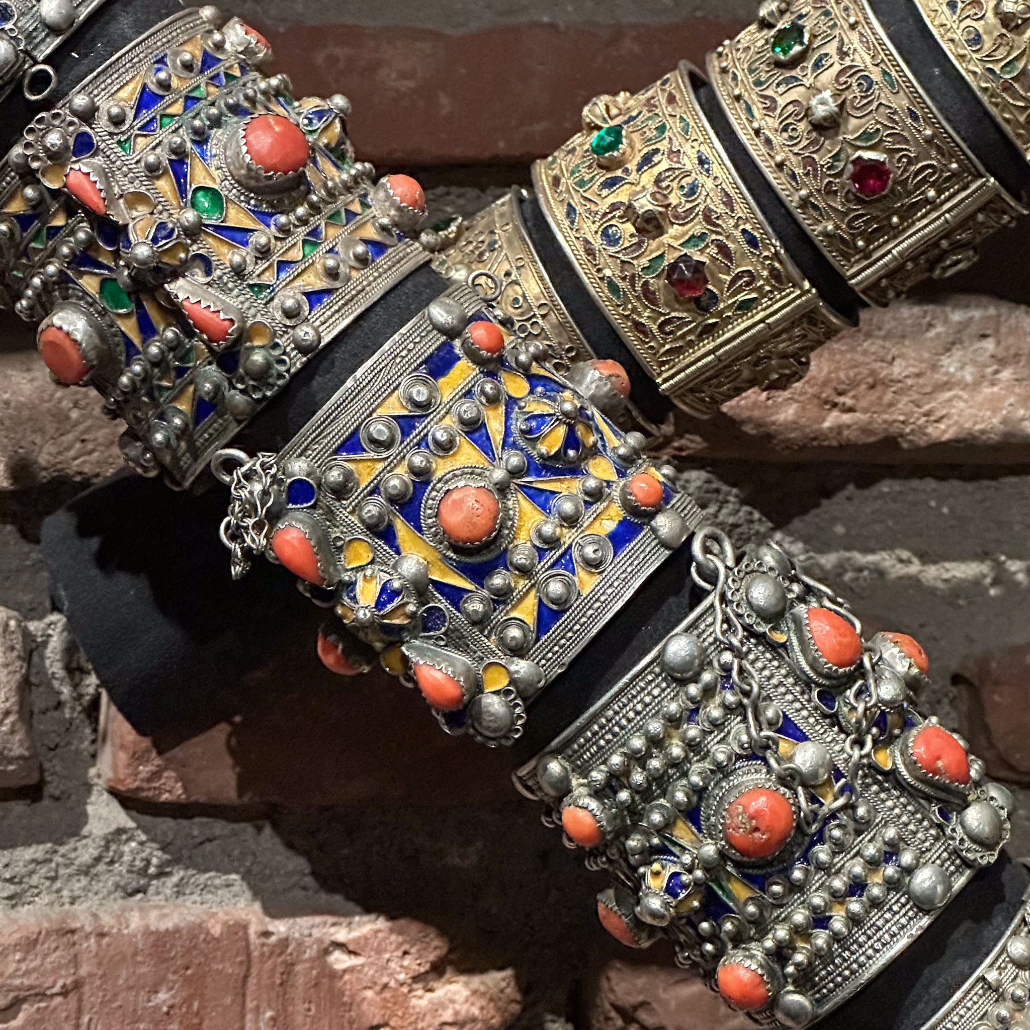 Vintage Silver Kabyle Bracelet, Kabylie Jewelry, Algerian Jewellery