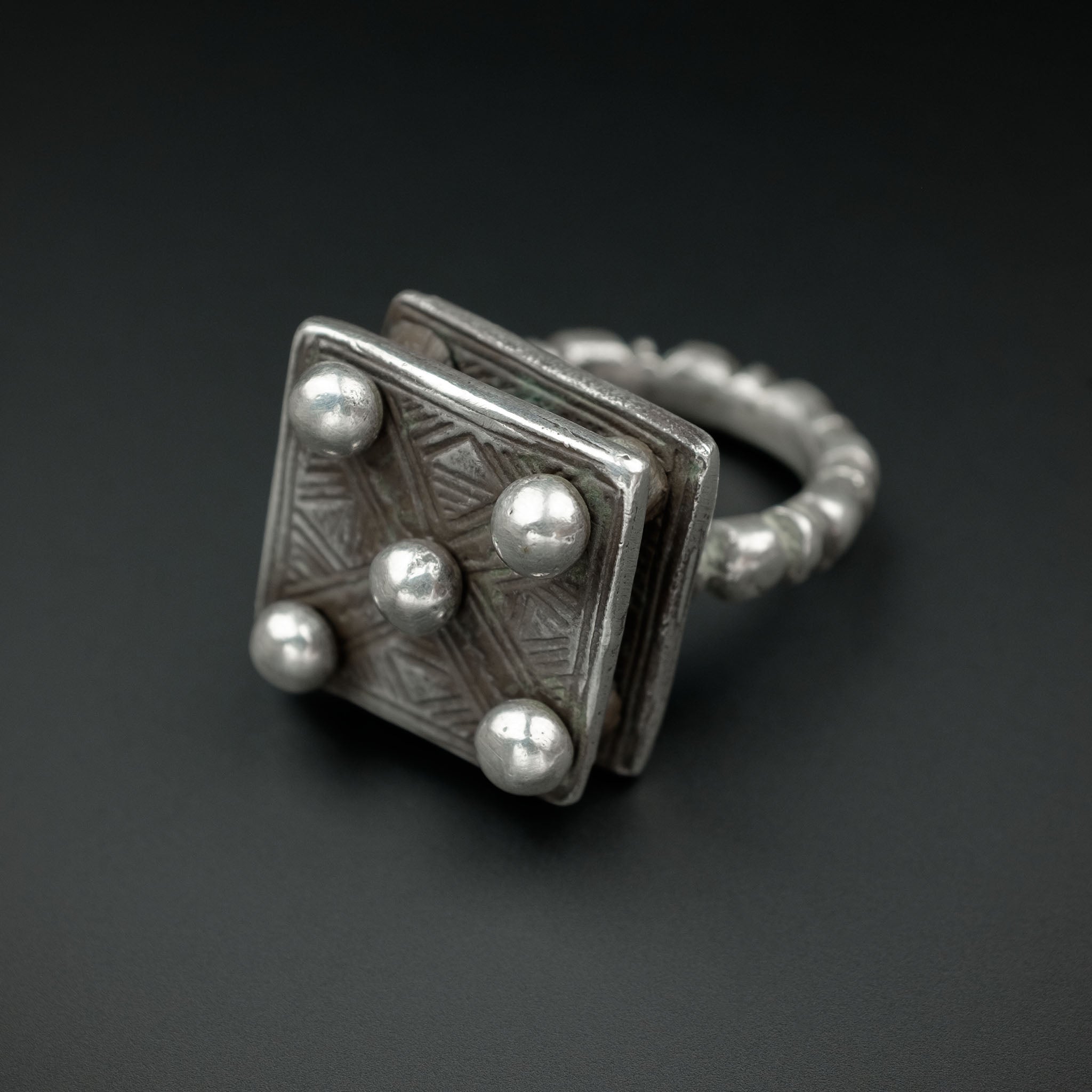 Old Silver Tuareg Ring, Mauritania