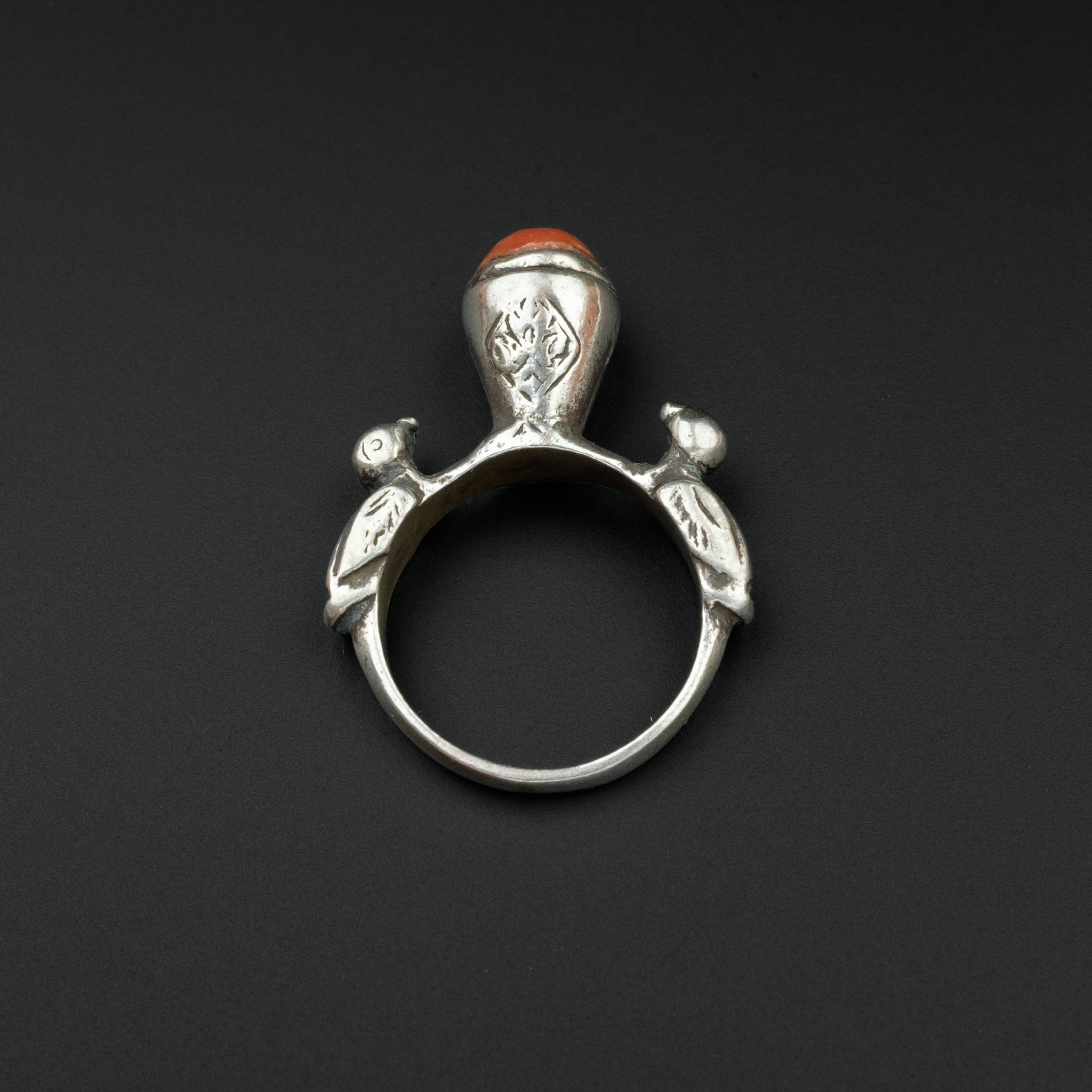 Saharan Silver Tuareg Ring, Mauritania