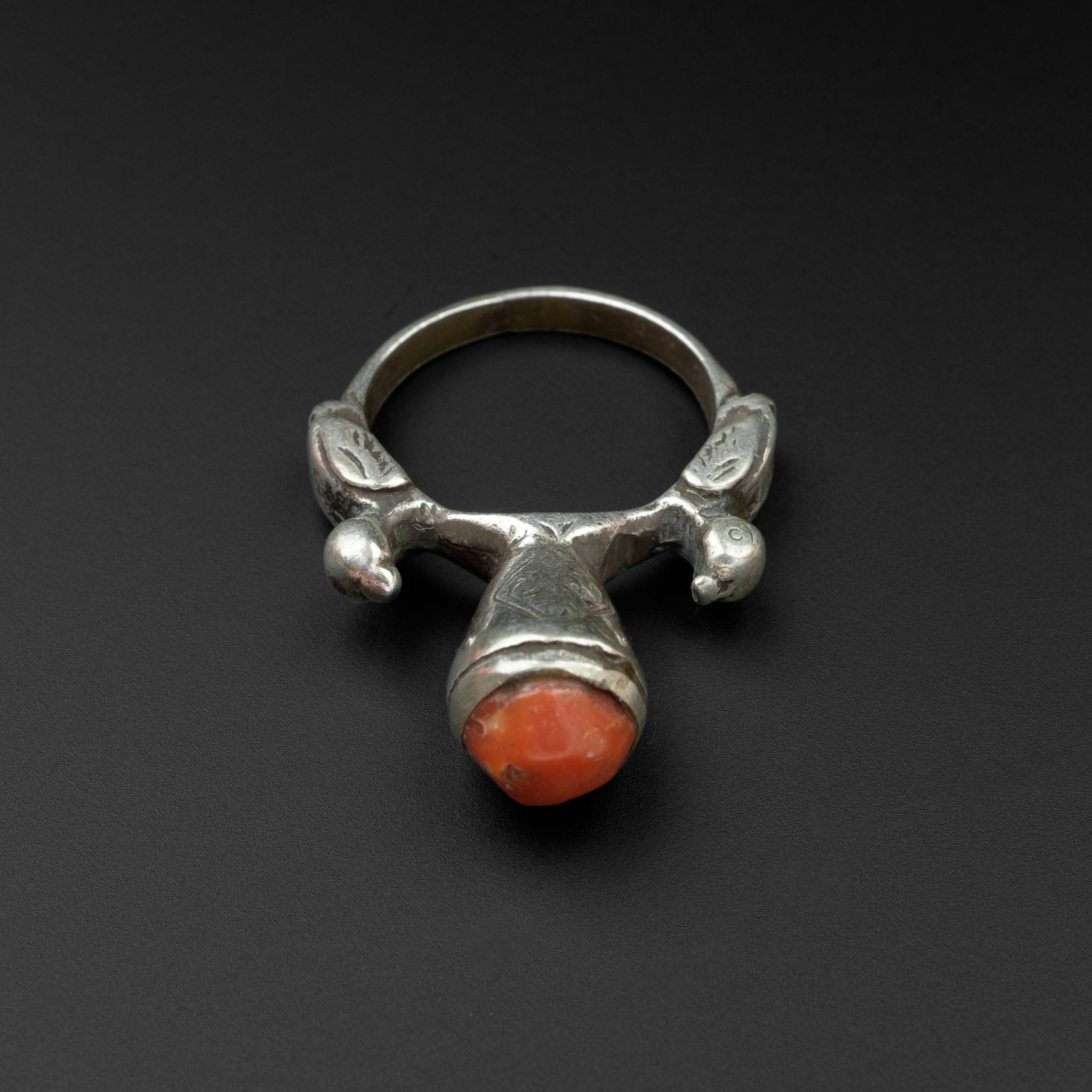 Saharan Silver Tuareg Ring, Mauritania