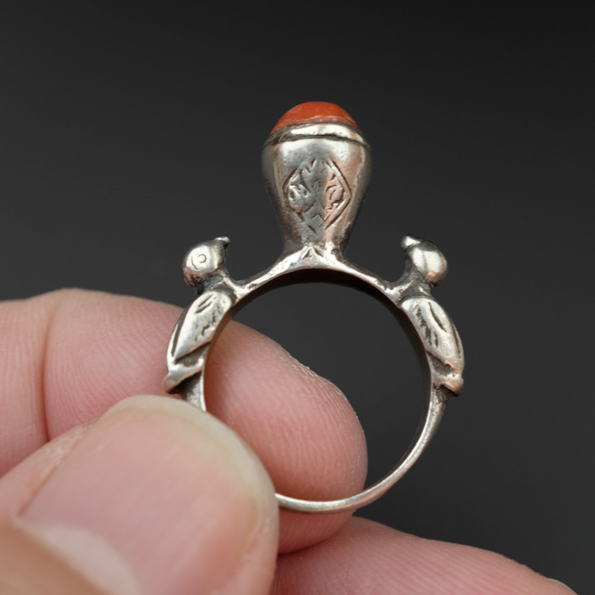 Saharan Silver Tuareg Ring, Mauritania