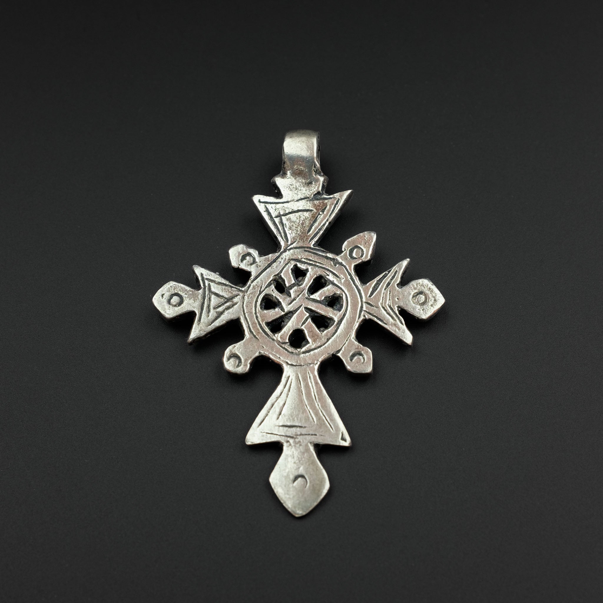 Silver Ethiopian Style Cross, Morocco