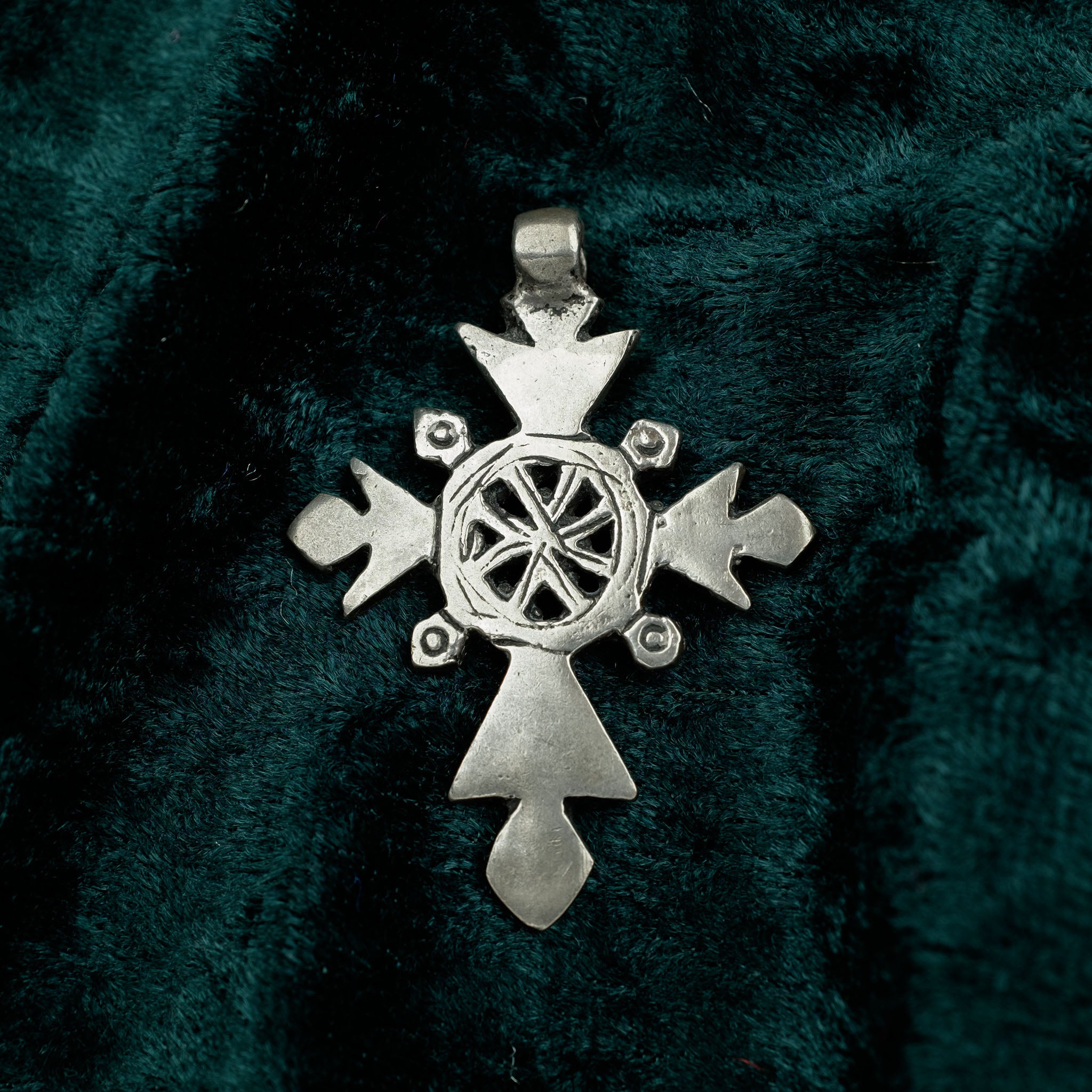 Silver Ethiopian Style Cross, Morocco