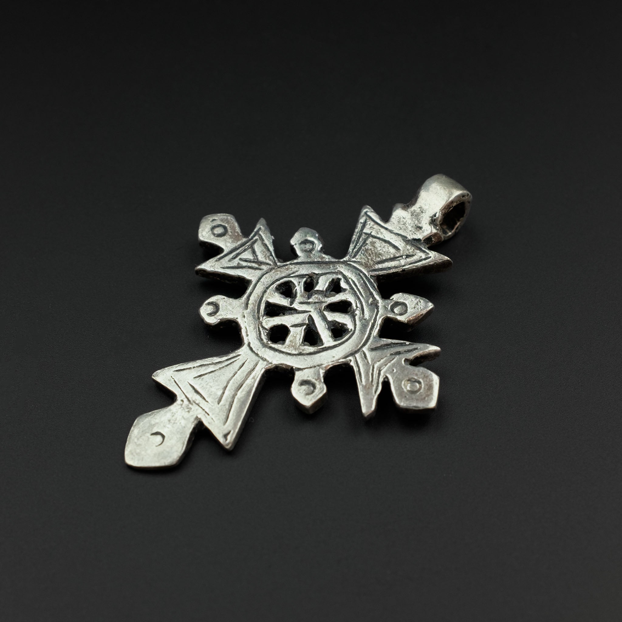 Silver Ethiopian Style Cross, Morocco