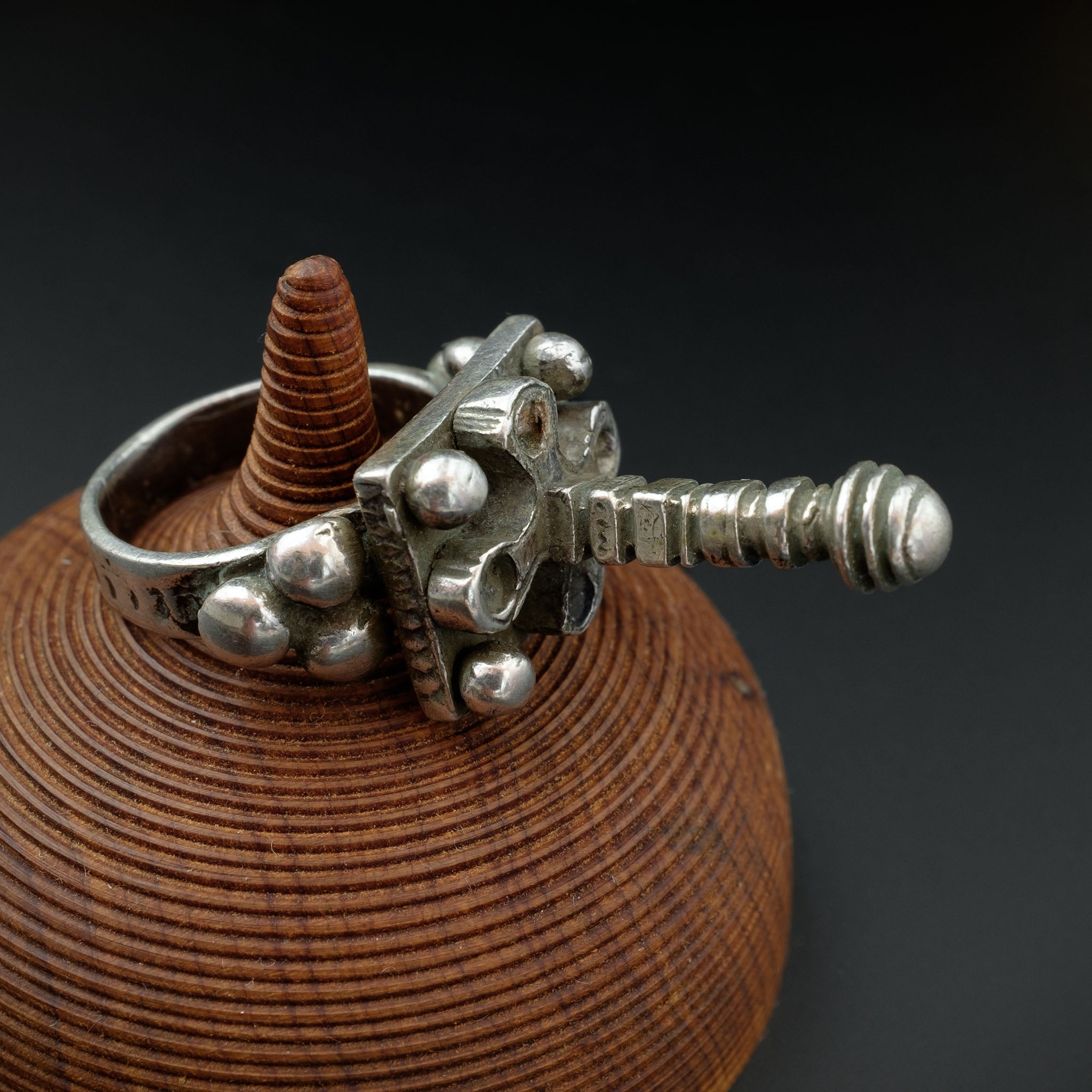 Old Silver Tuareg Mosque Ring