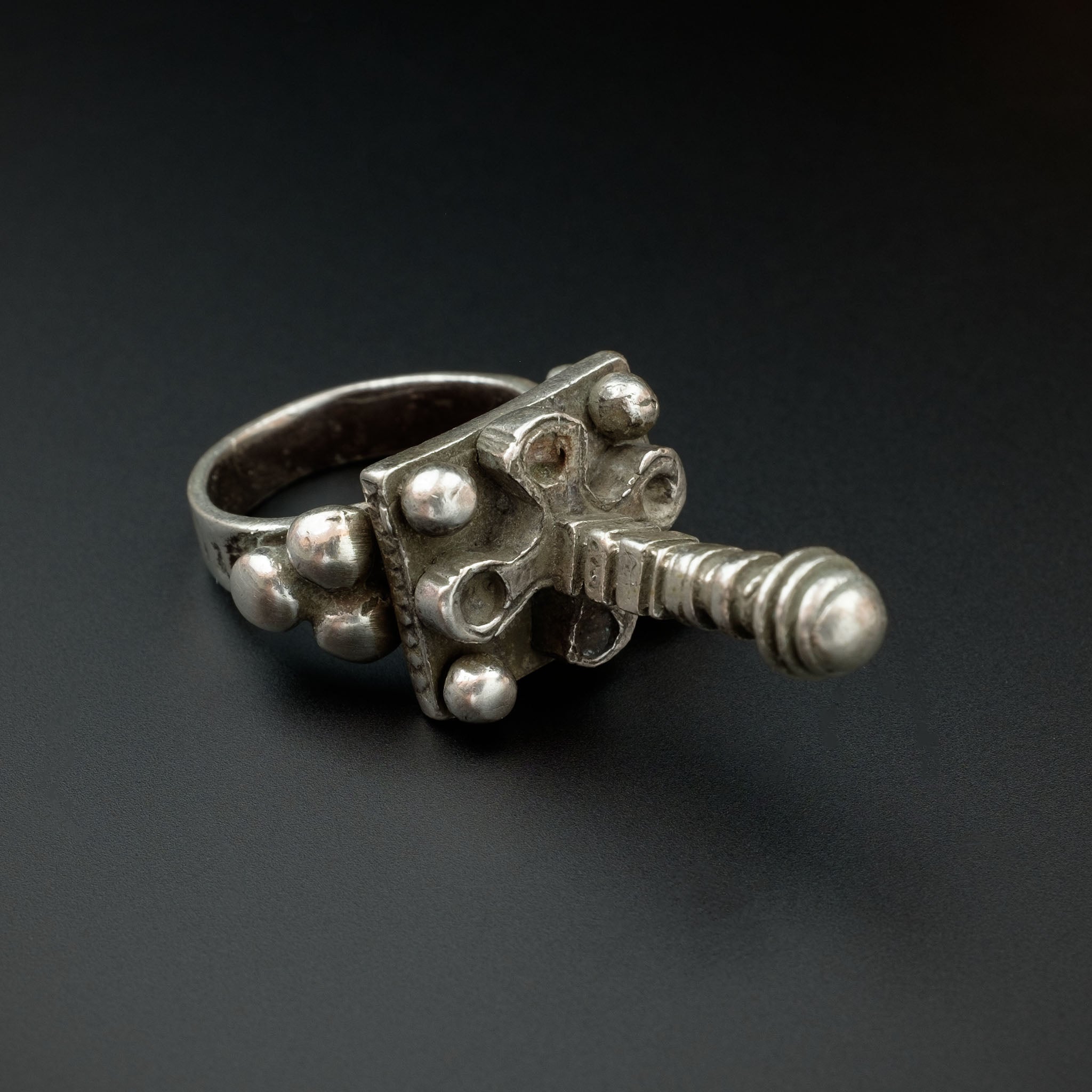 Old Silver Tuareg Mosque Ring