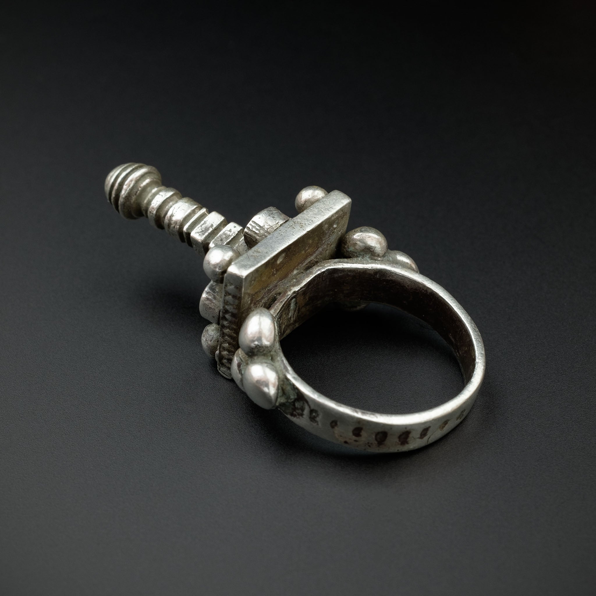 Old Silver Tuareg Mosque Ring