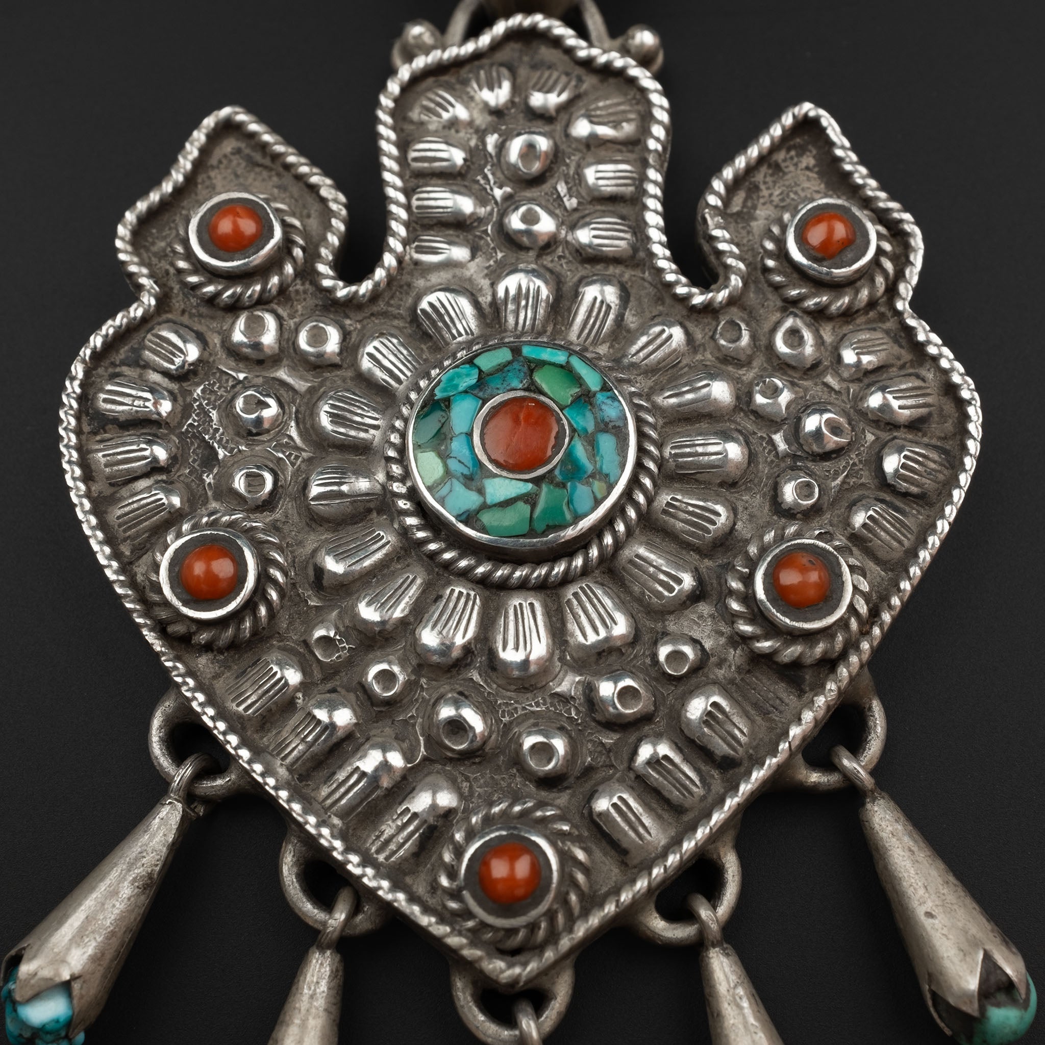 Silver Pendant & Sterling Silver Chain, Nepal