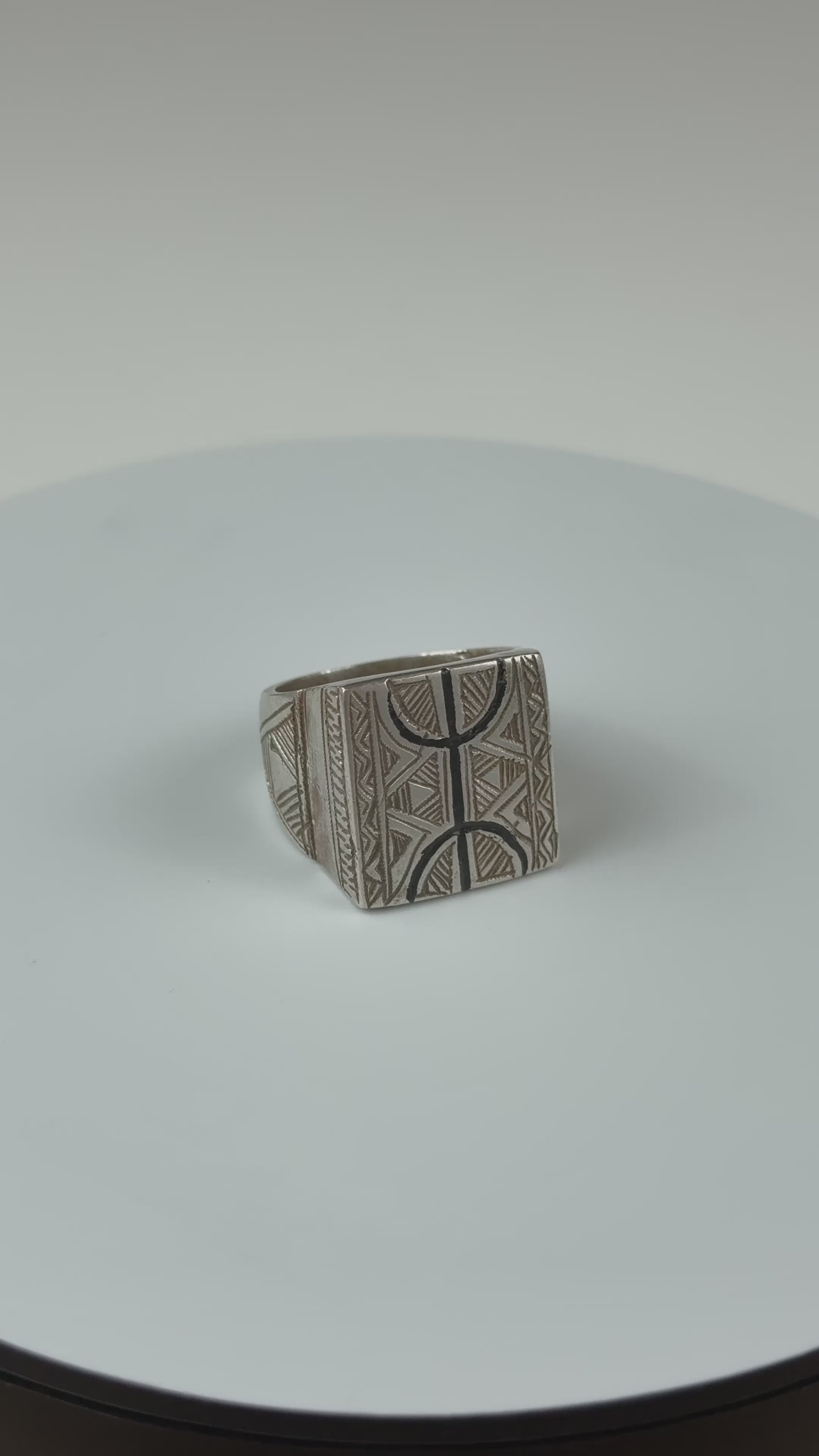 Vintage Silver Tuareg Ring, Niger