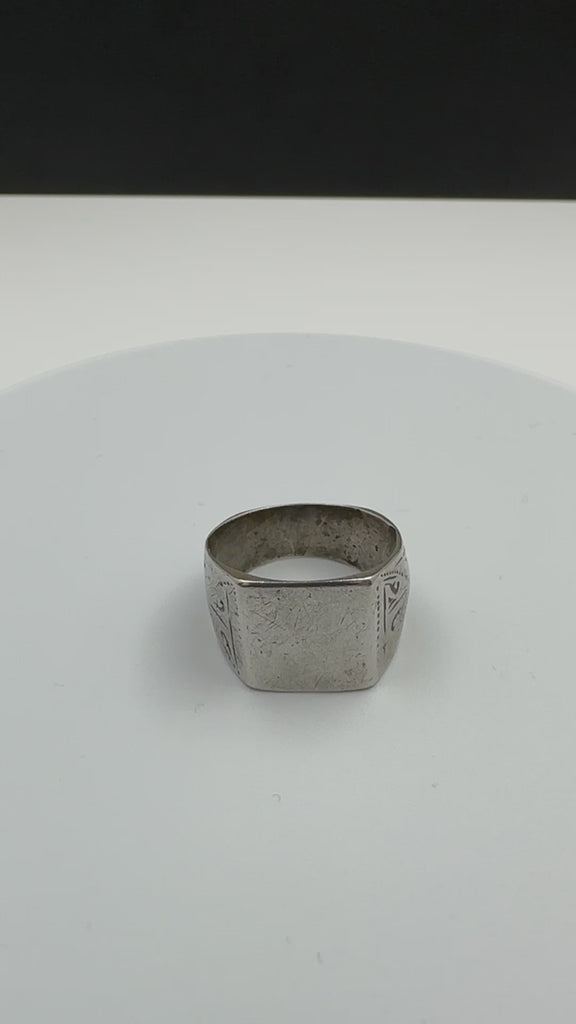 Old Silver Tuareg Ring, Niger