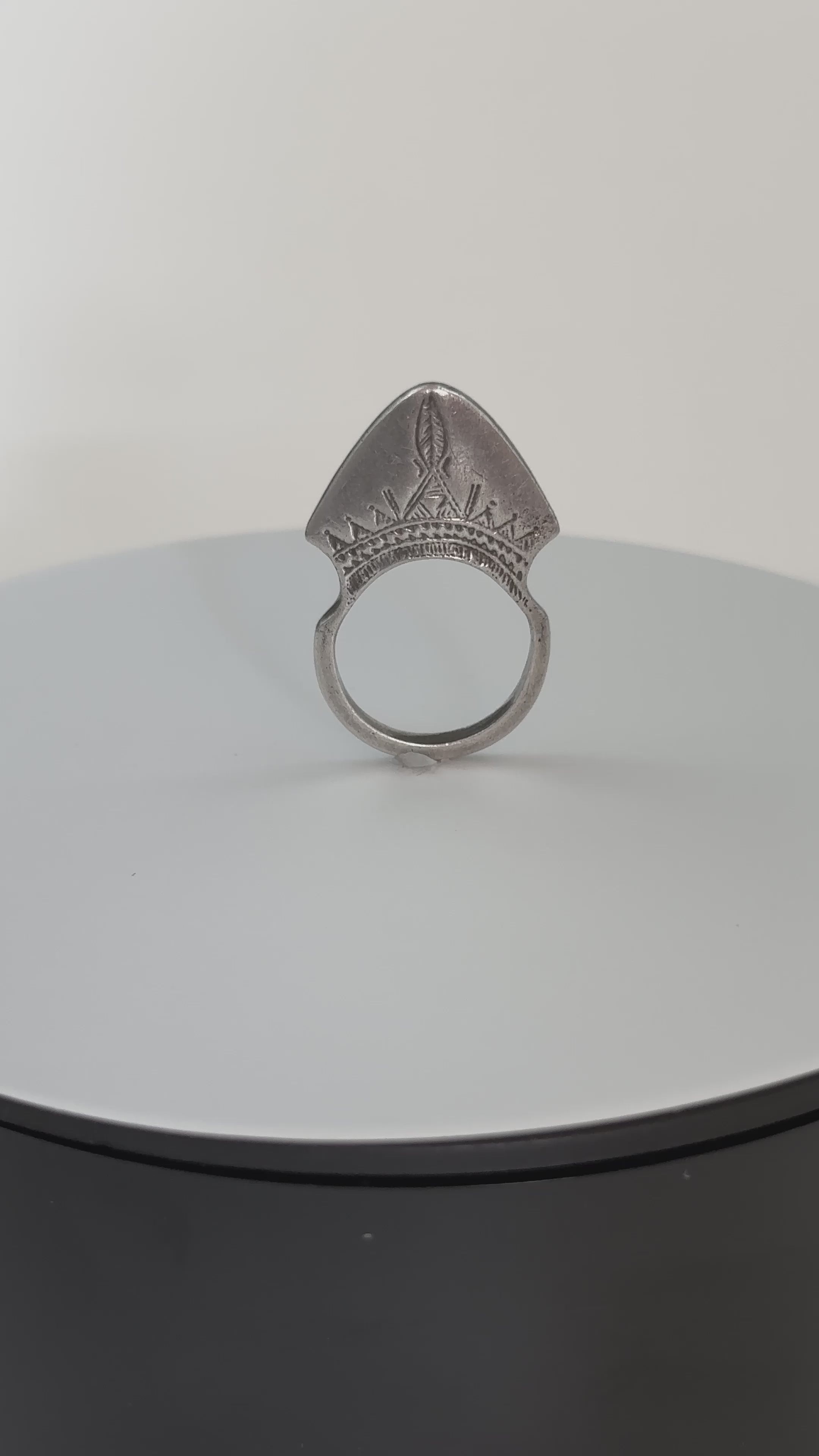 Old Silver Tuareg Ring, Mali