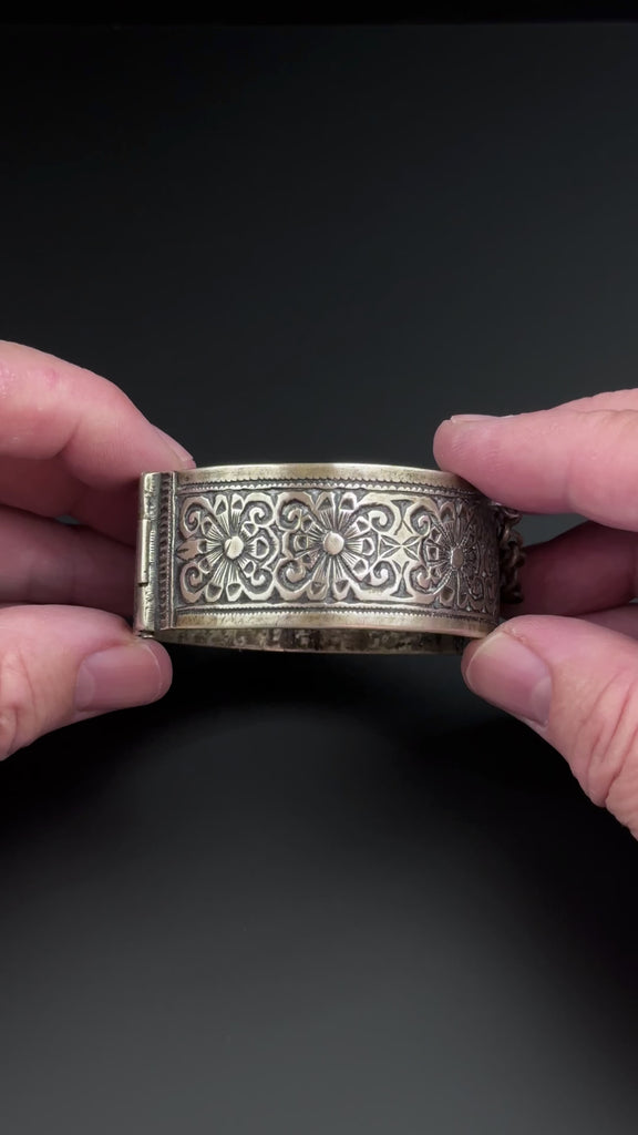 Antique Silver Berber Bracelet, Morocco