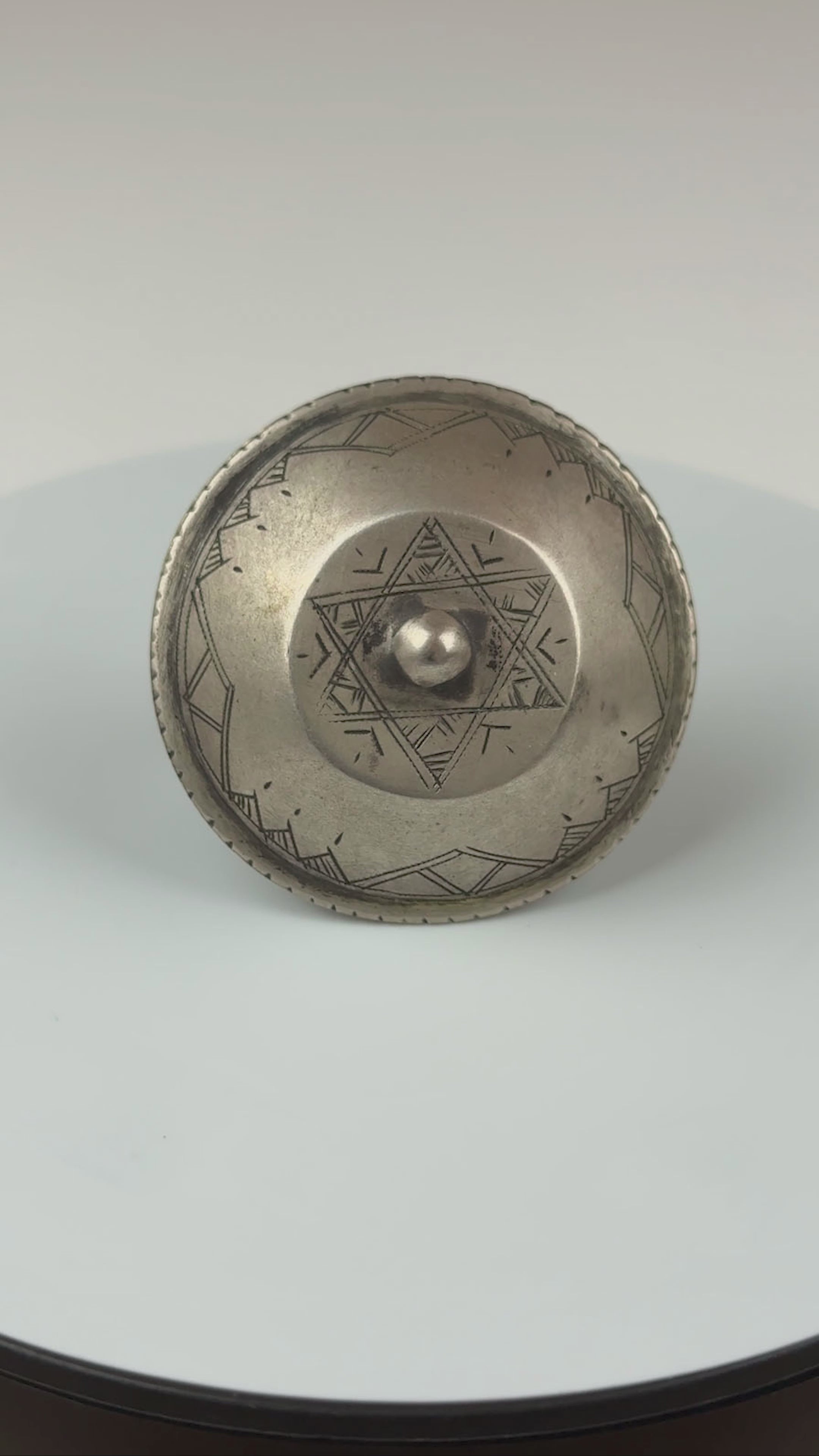 Saharan Silver Tuareg Ring, Mauritania