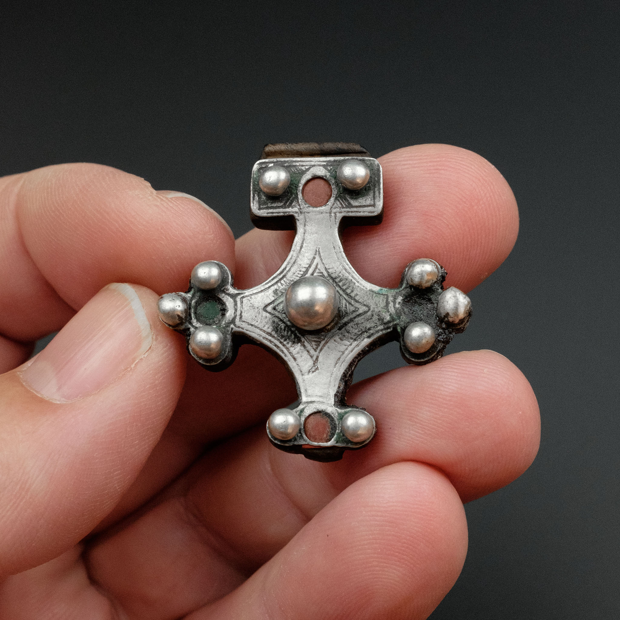 Rare Antique Silver Trarza ‘Boghdad’ Cross, Mauritania