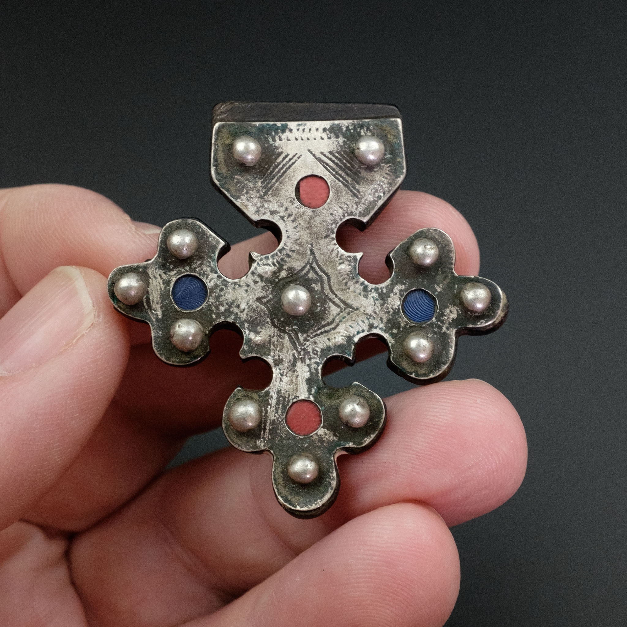 Rare Antique Silver Trarza ‘Boghdad’ Cross, Mauritania