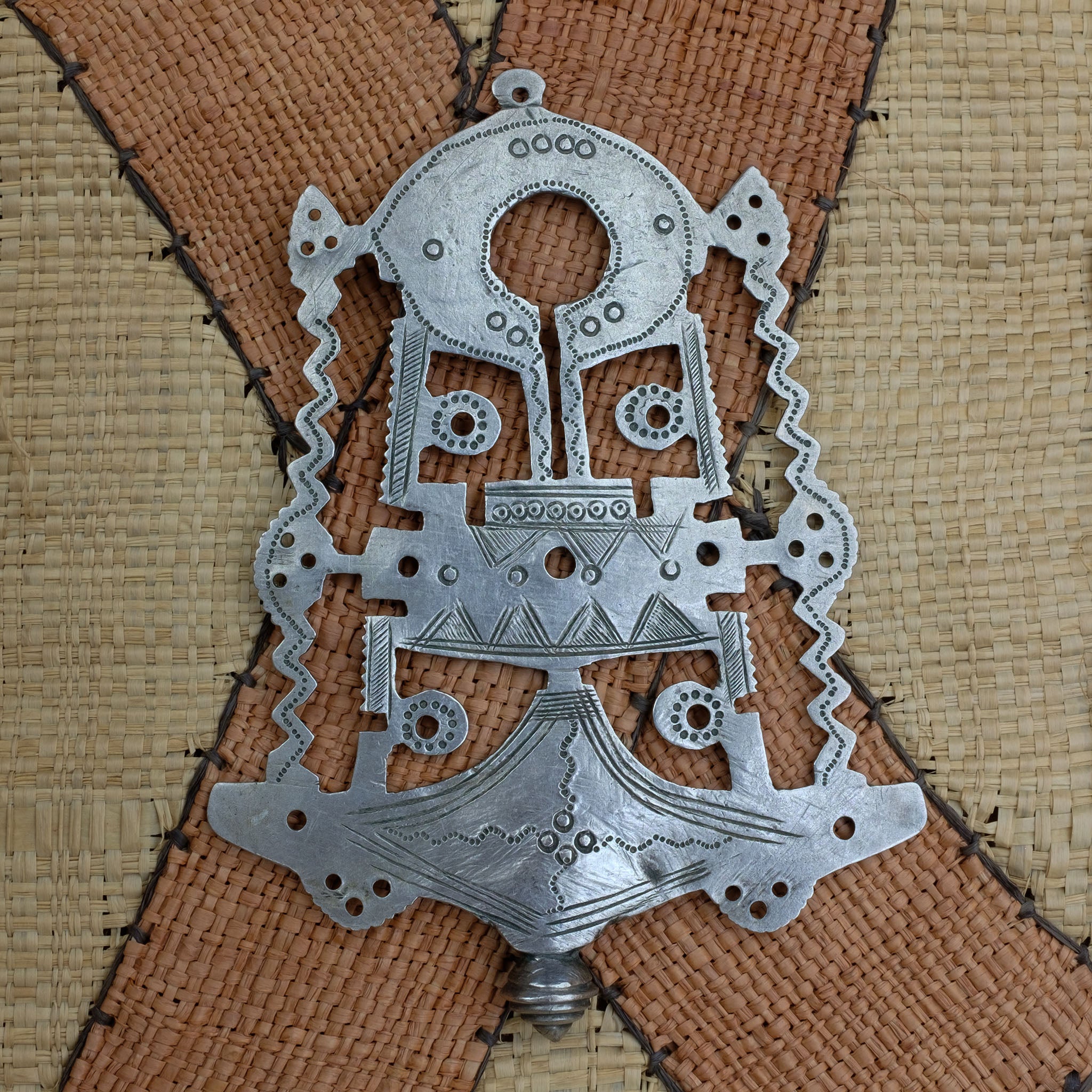 Vintage Silver Tuareg ‘Bella’ Pendant Amulet, Niger/Mali