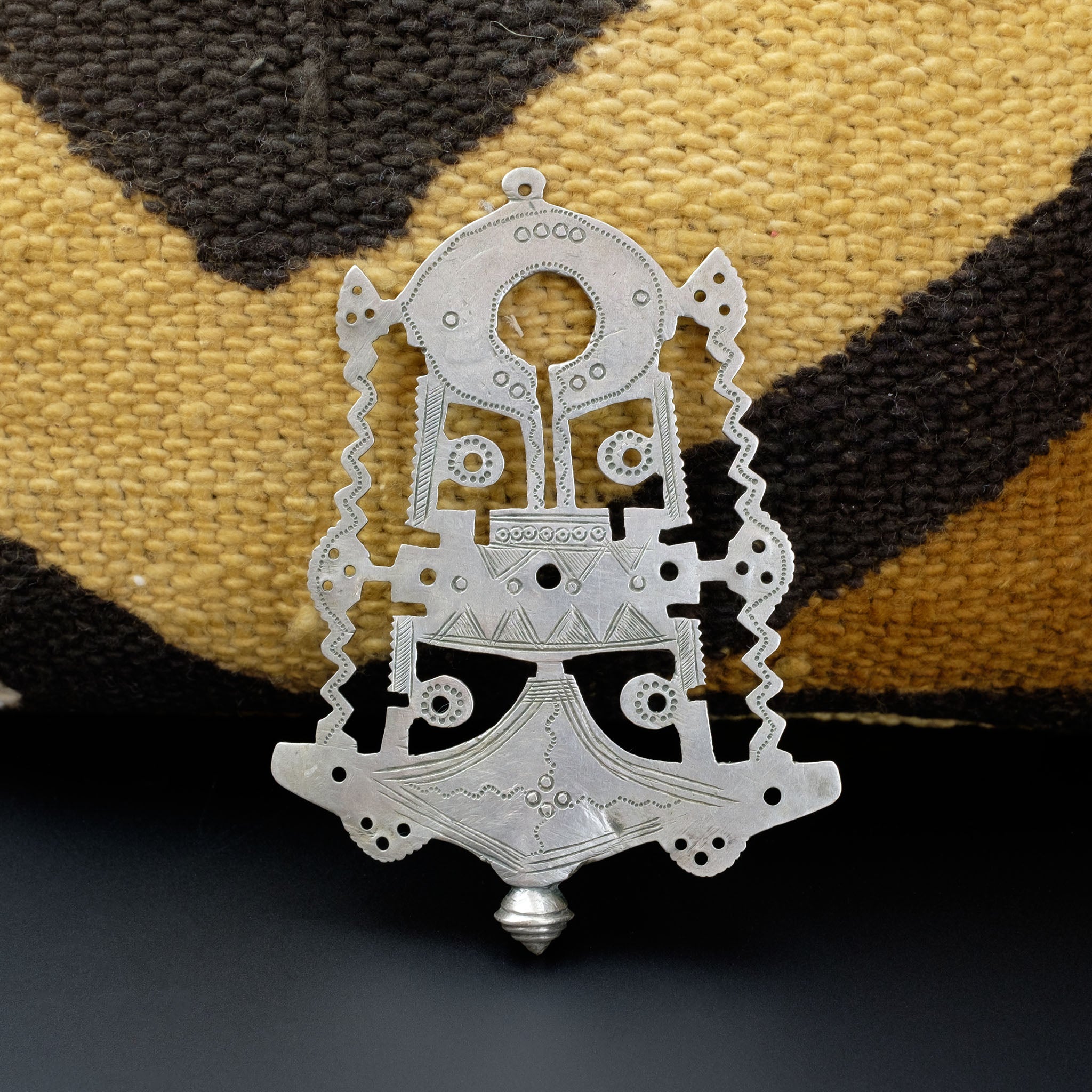 Vintage Silver Tuareg ‘Bella’ Pendant Amulet, Niger/Mali