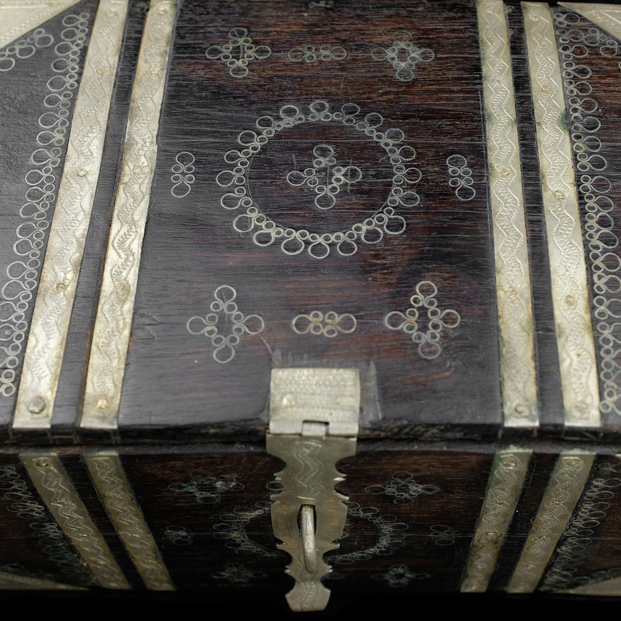 Vintage Ebony Tuareg Box, Mauritania