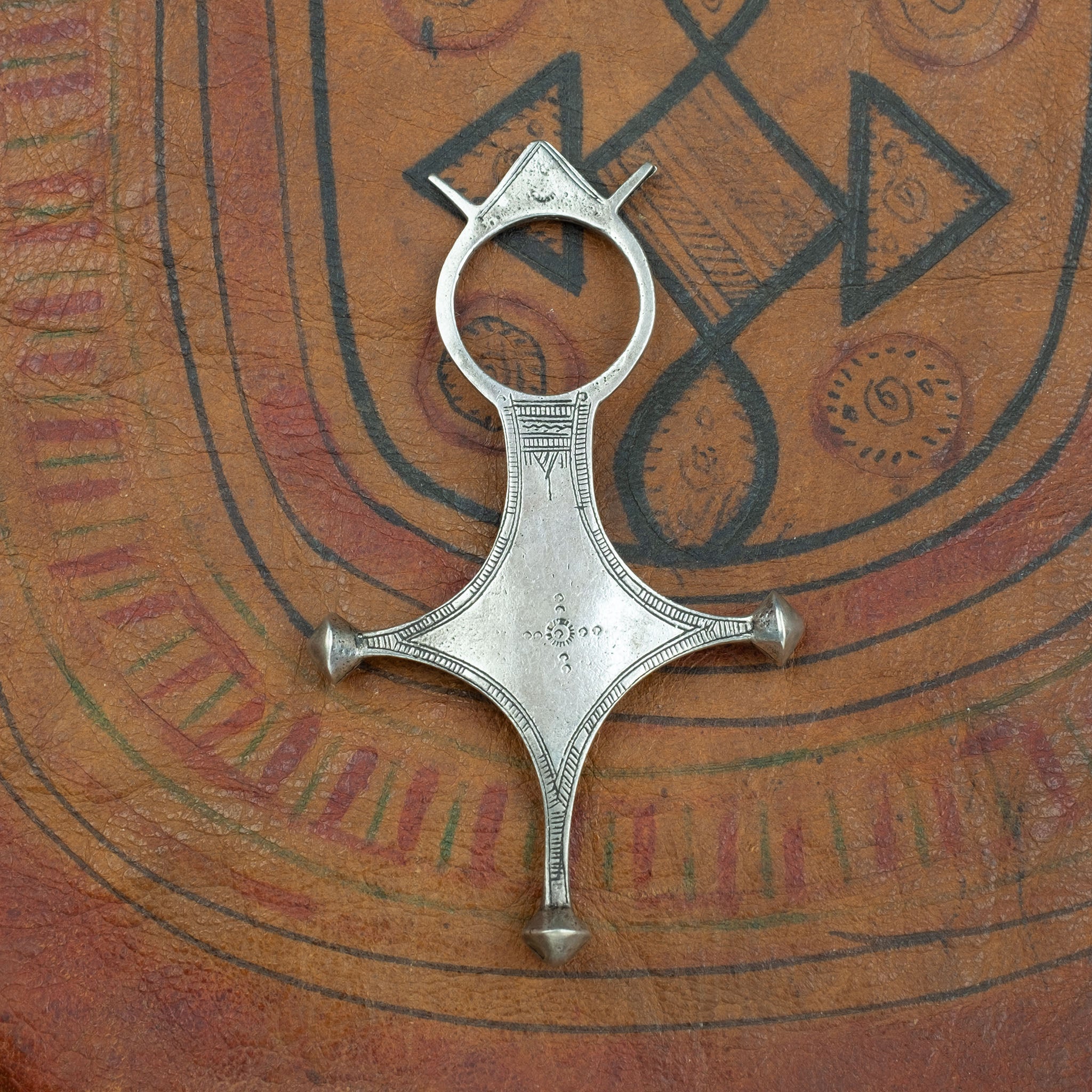 Vintage Silver Tuareg Cross of Agadez, Niger, West Africa