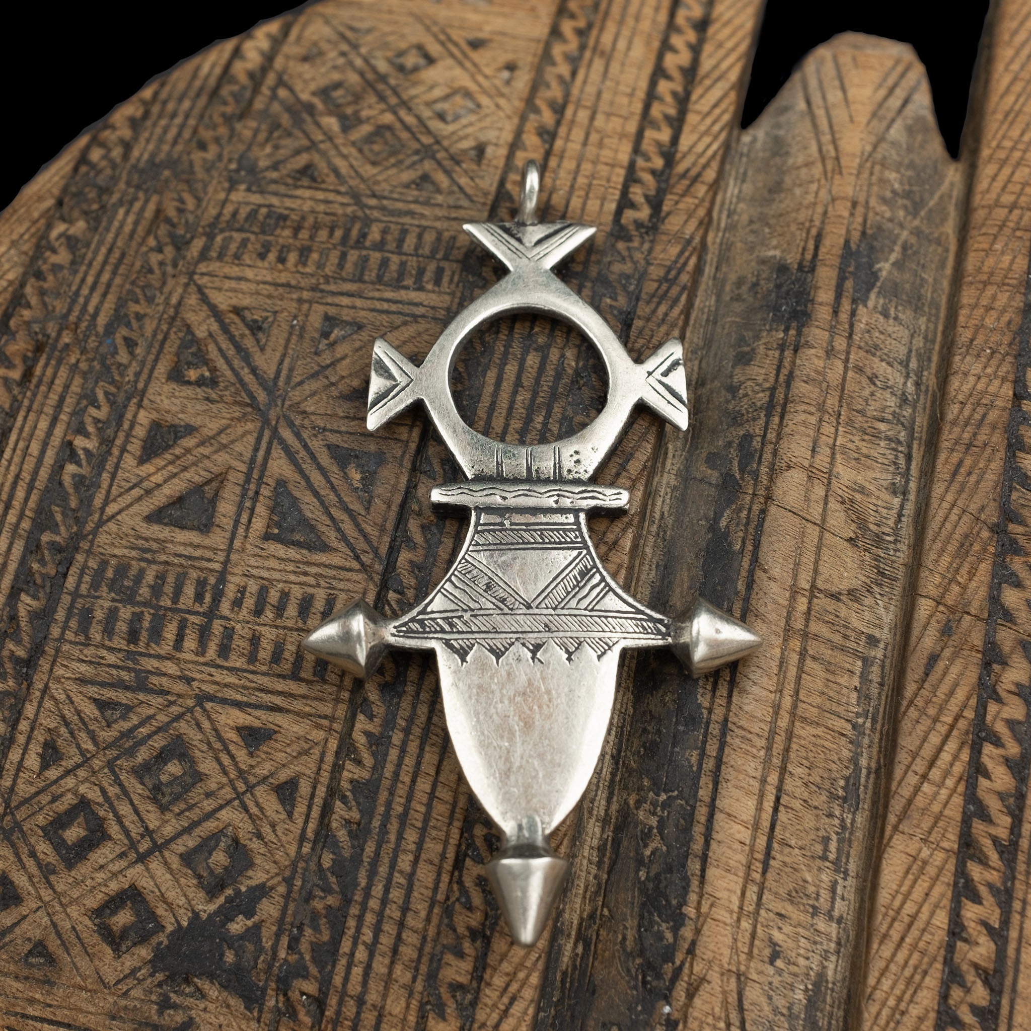 Old Silver Tuareg Cross of Agadez (Iférouane), Niger