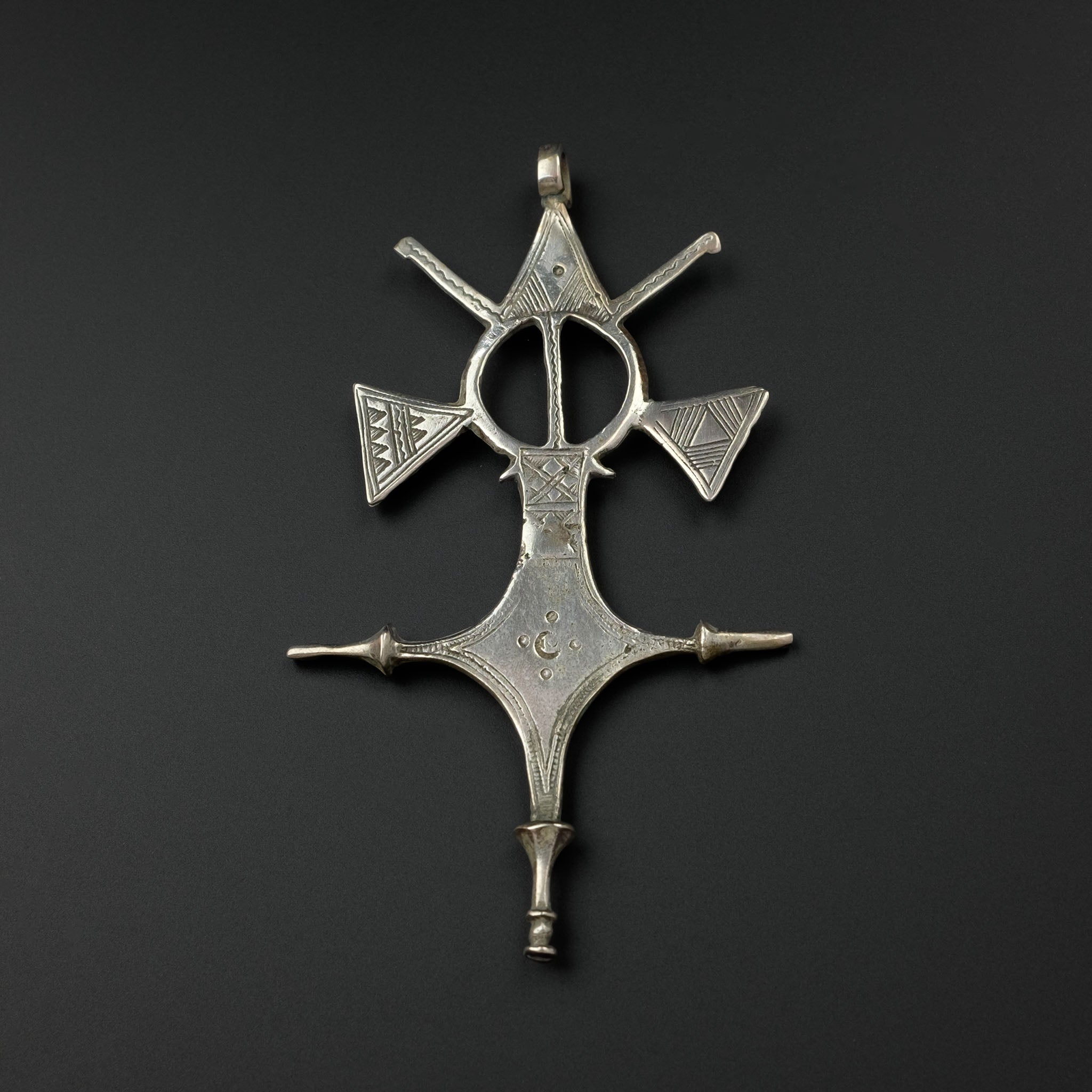 Silver Tuareg  Cross Pendant, Niger